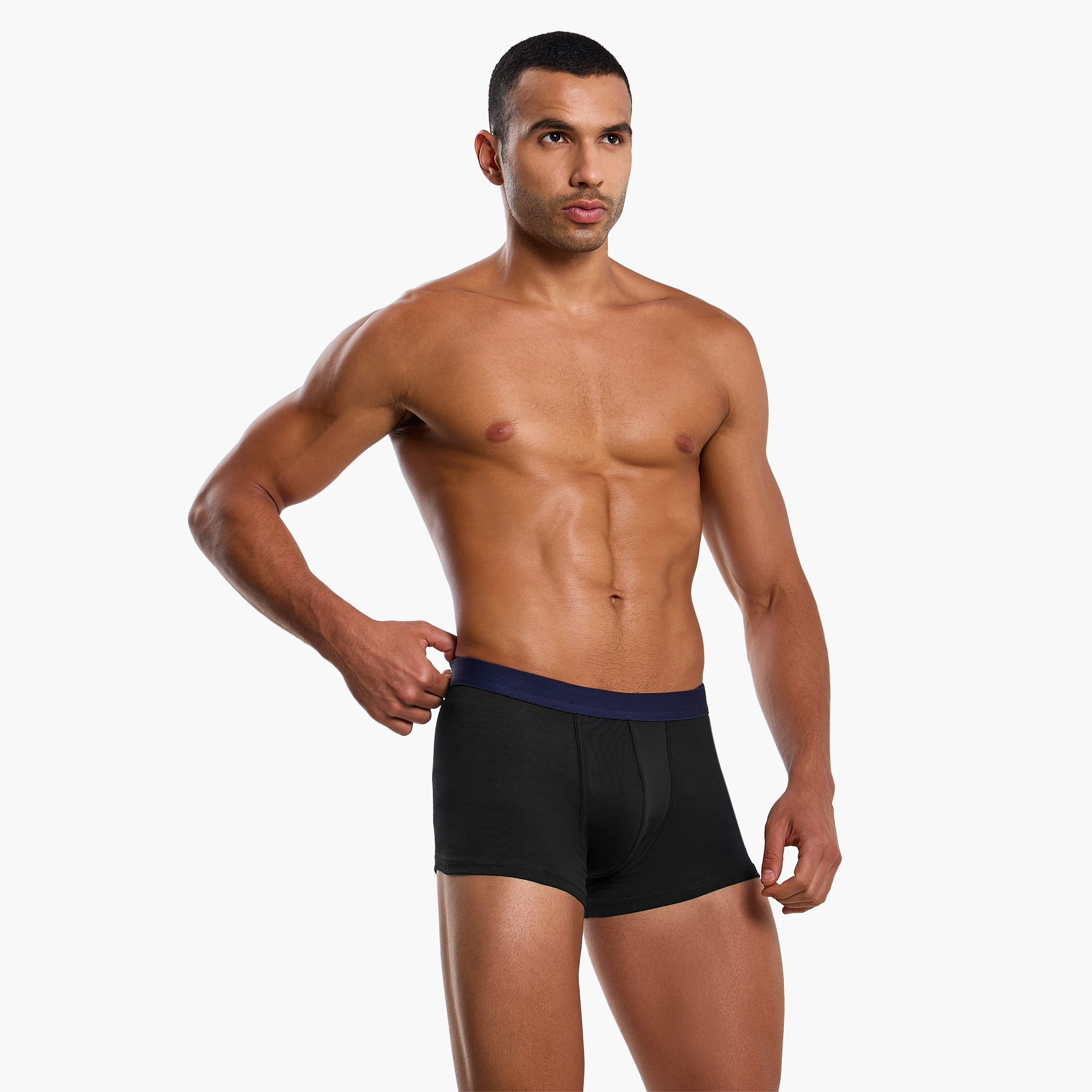 Men Assorted Trunks - Pack of 3-men-clothing-innerwear-underwear-image-3