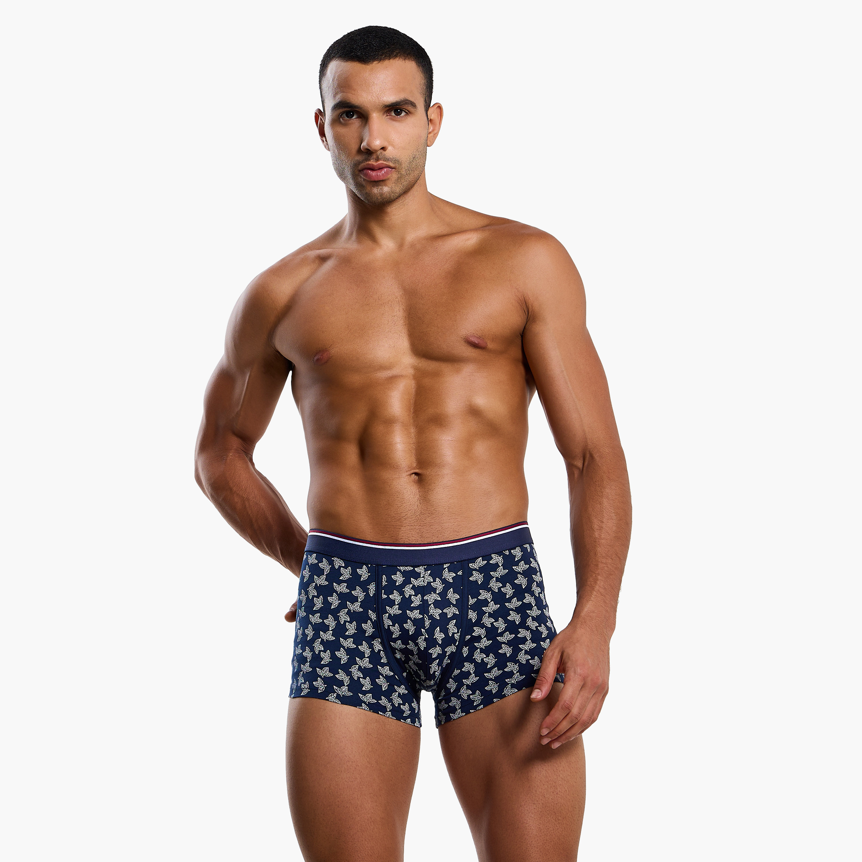 Men Assorted Prints Cotton Blend Hipster Briefs - Pack of 3-men-clothing-innerwear-underwear-image-3