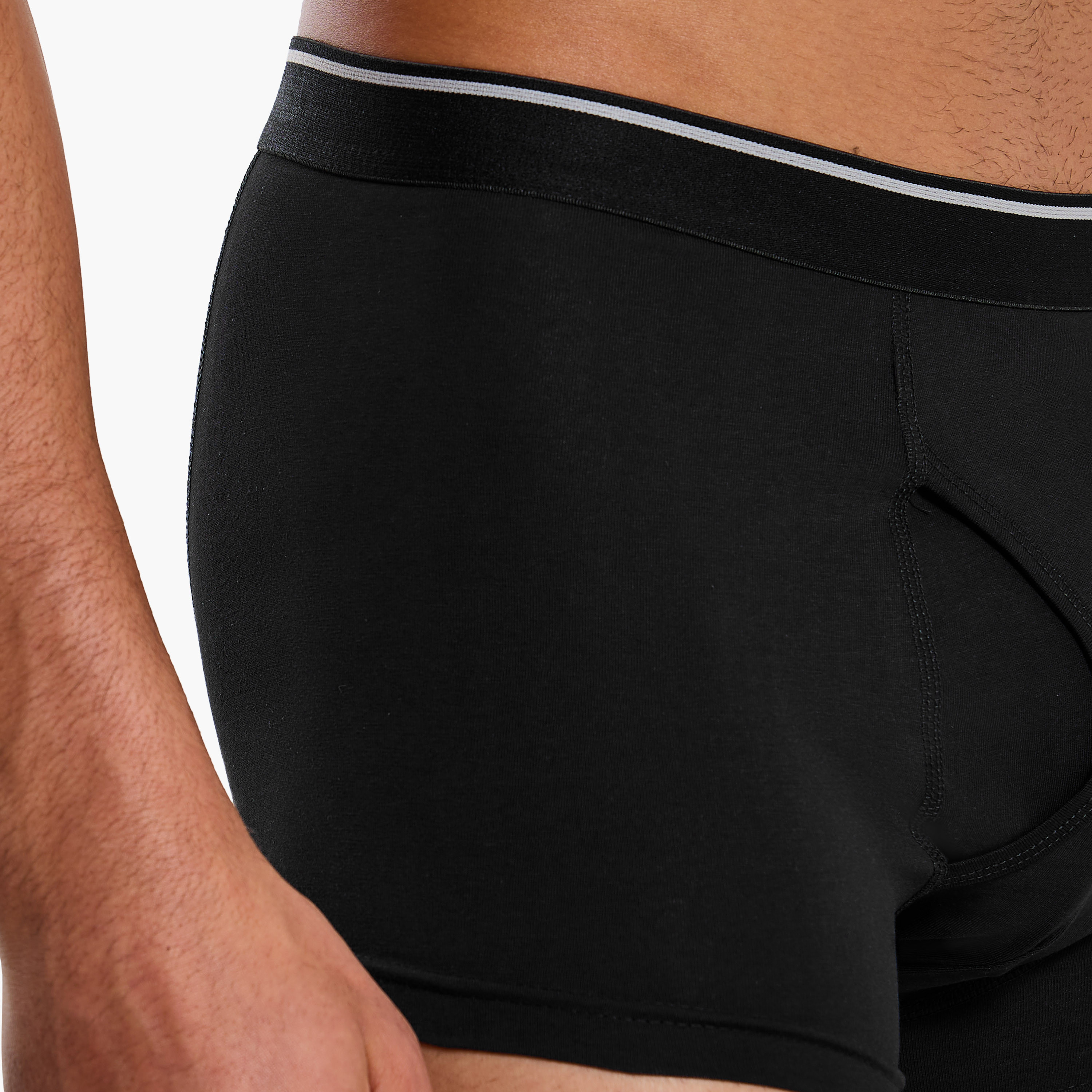 بوكسرات بمزيج قطن وبطبعات متنوعة للرجال - طقم من 3 قطع-men-clothing-innerwear-underwear-image-6