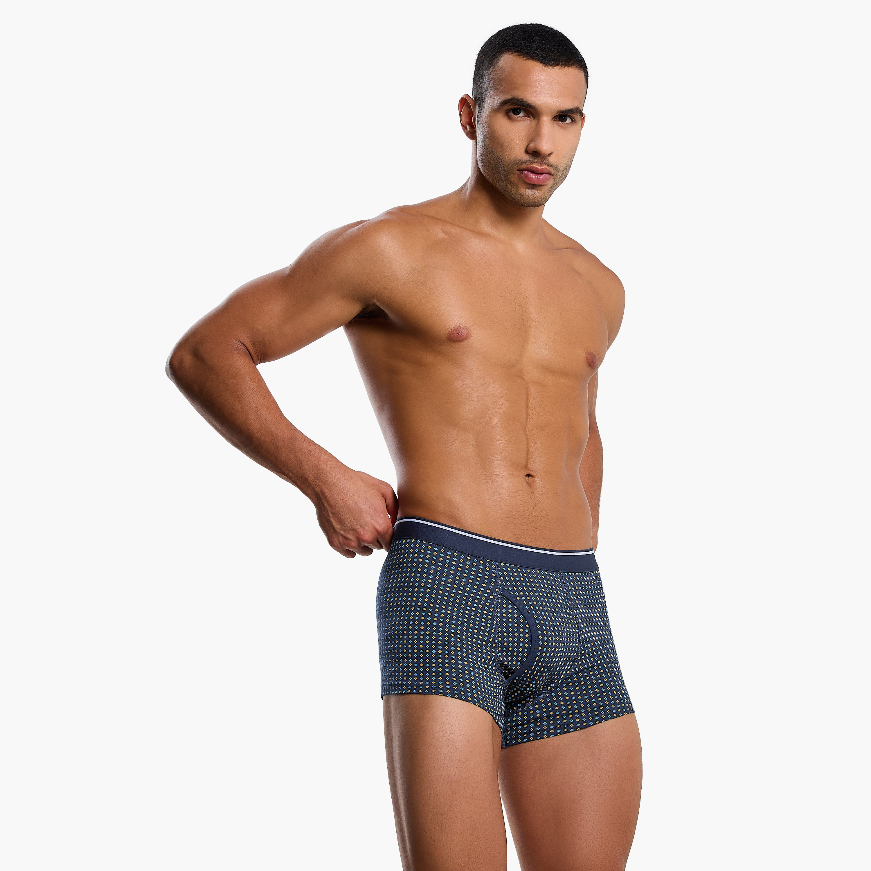 Men Printed Cotton Hipster Trunks - Pack of 3-men-clothing-innerwear-underwear-image-3