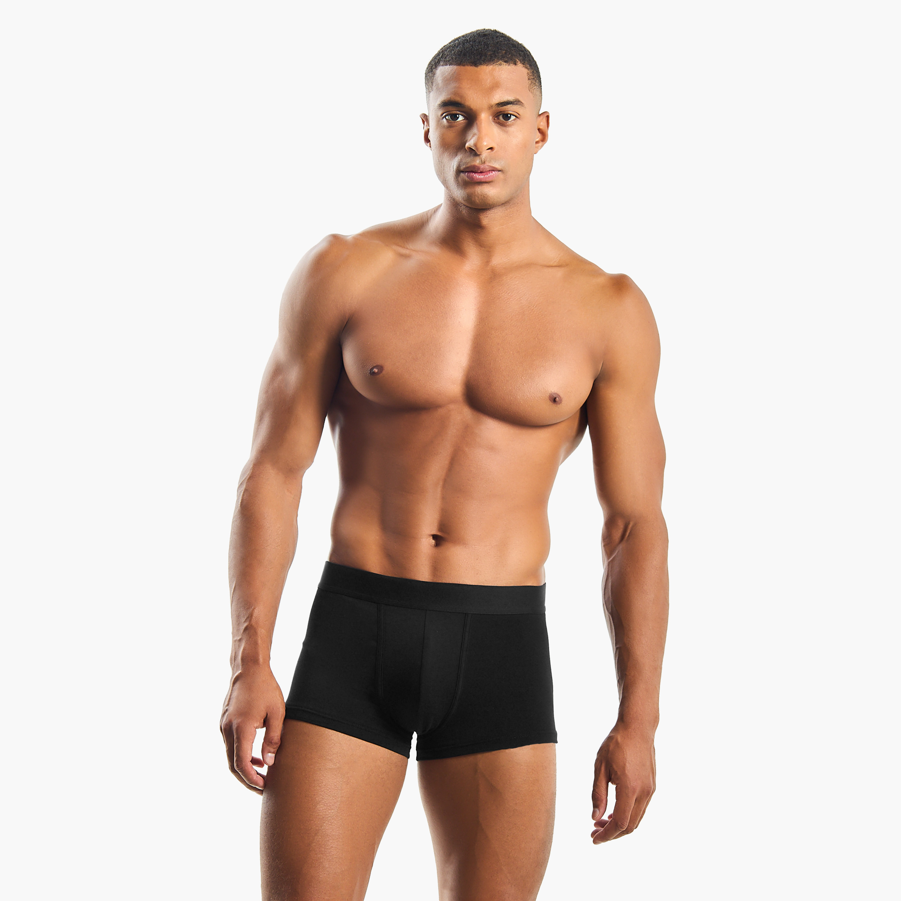 Men Cotton Blend Trunks - Pack of 3-men-clothing-innerwear-underwear-image-3