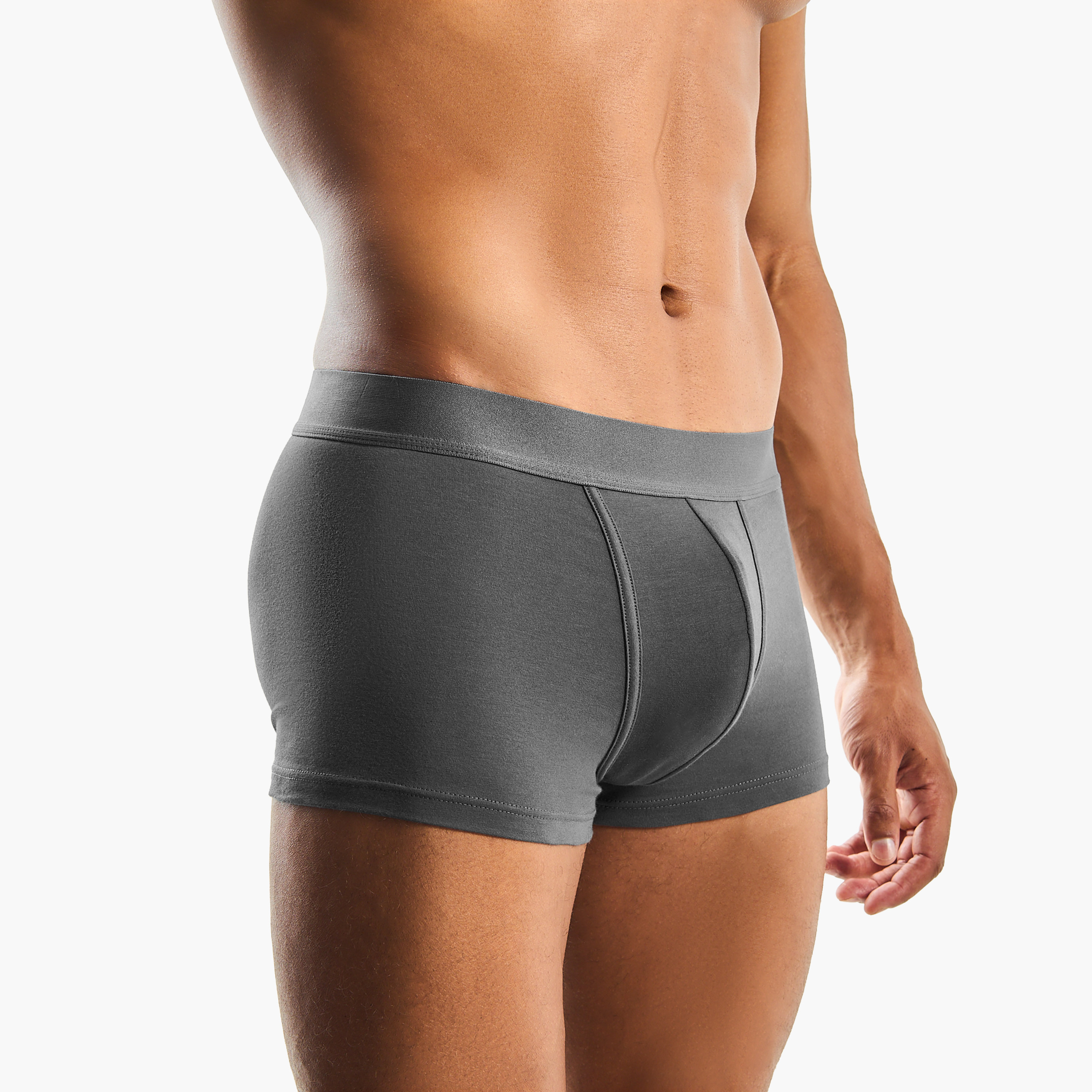 Men Cotton Blend Trunks - Pack of 3-men-clothing-innerwear-underwear-image-6