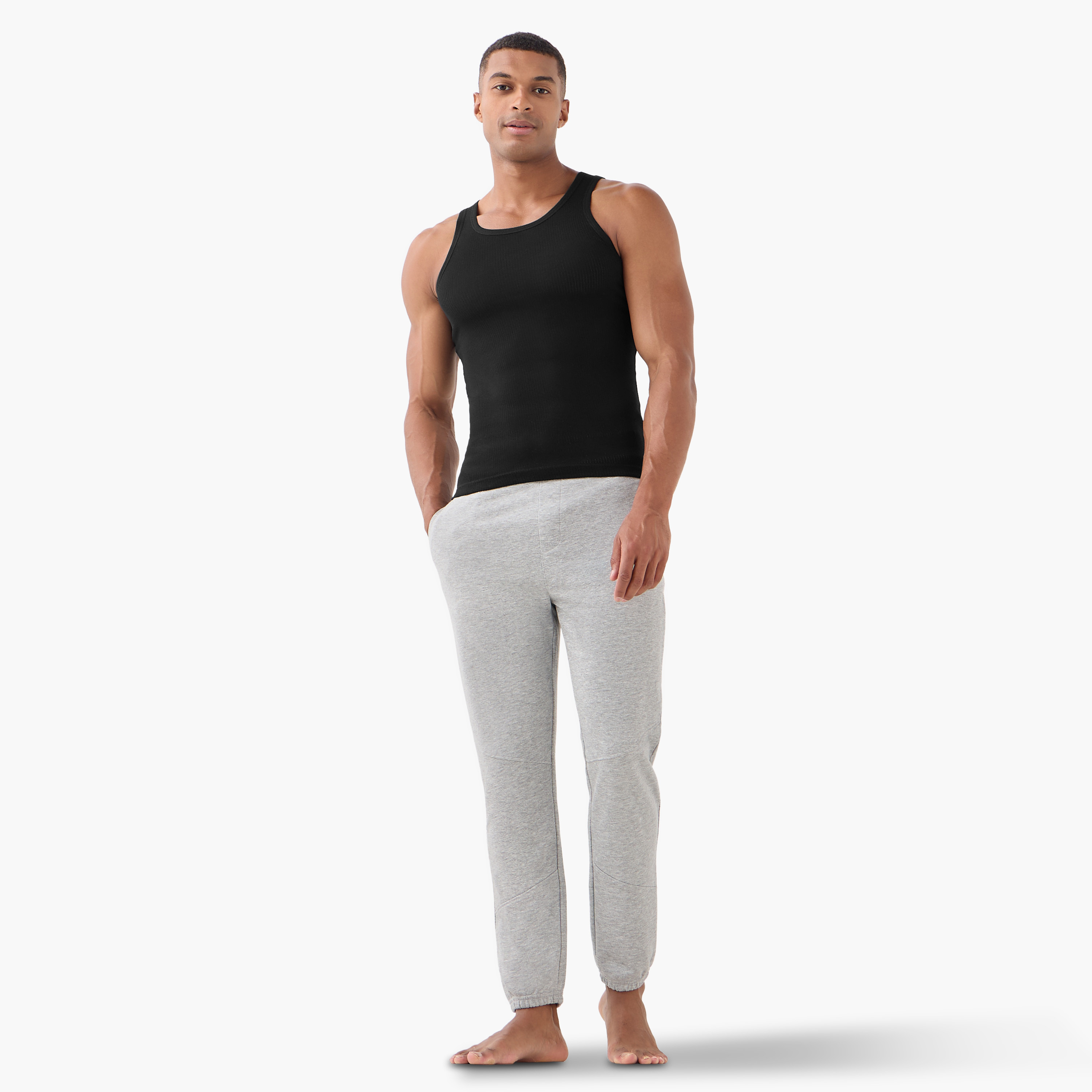 فيست وافل بارز الملمس - طقم من 3 قطع-men-clothing-innerwear-vests-image-7