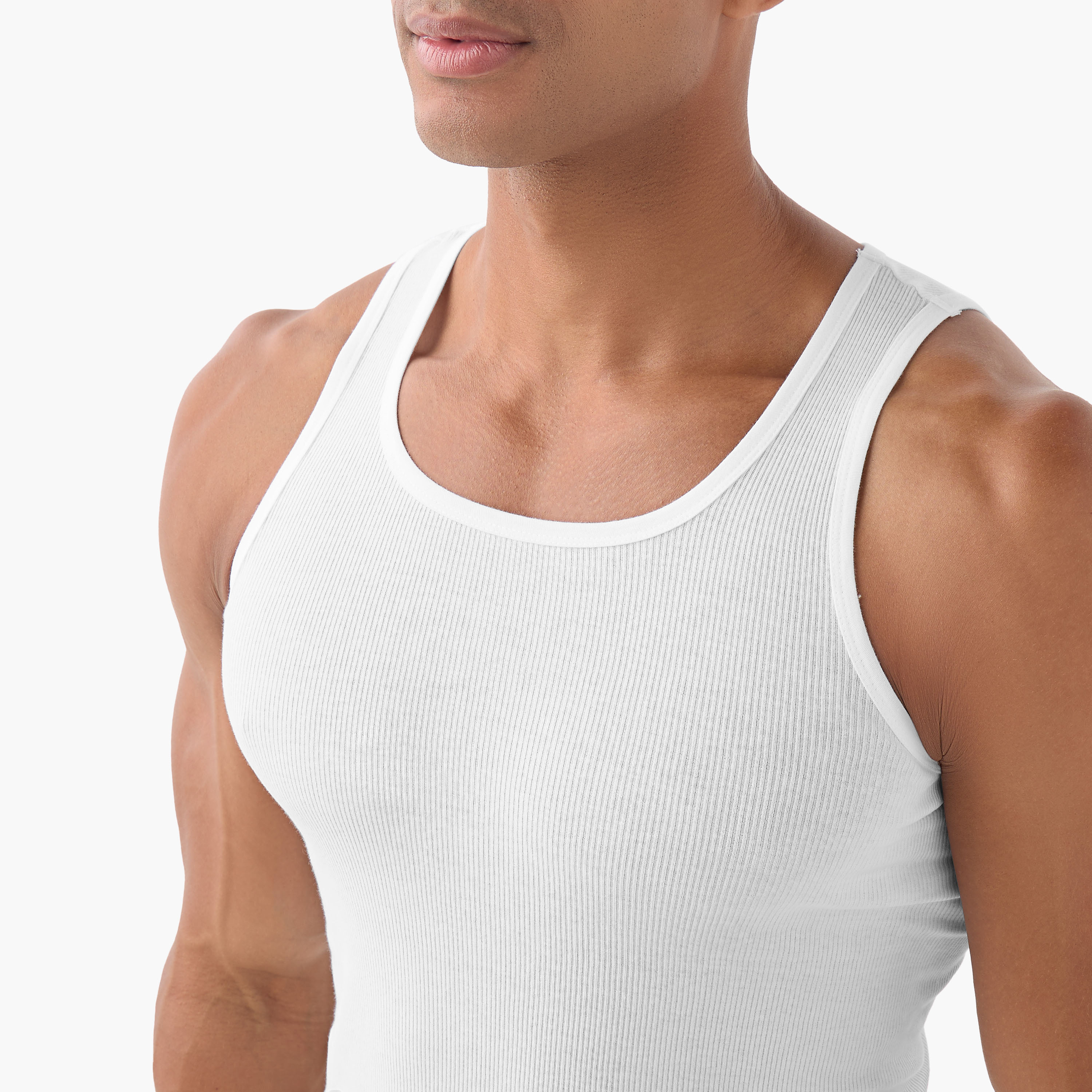 Men Ribbed Vest - Pack of 3-men-clothing-tshirtsandpolos-vests-image-4