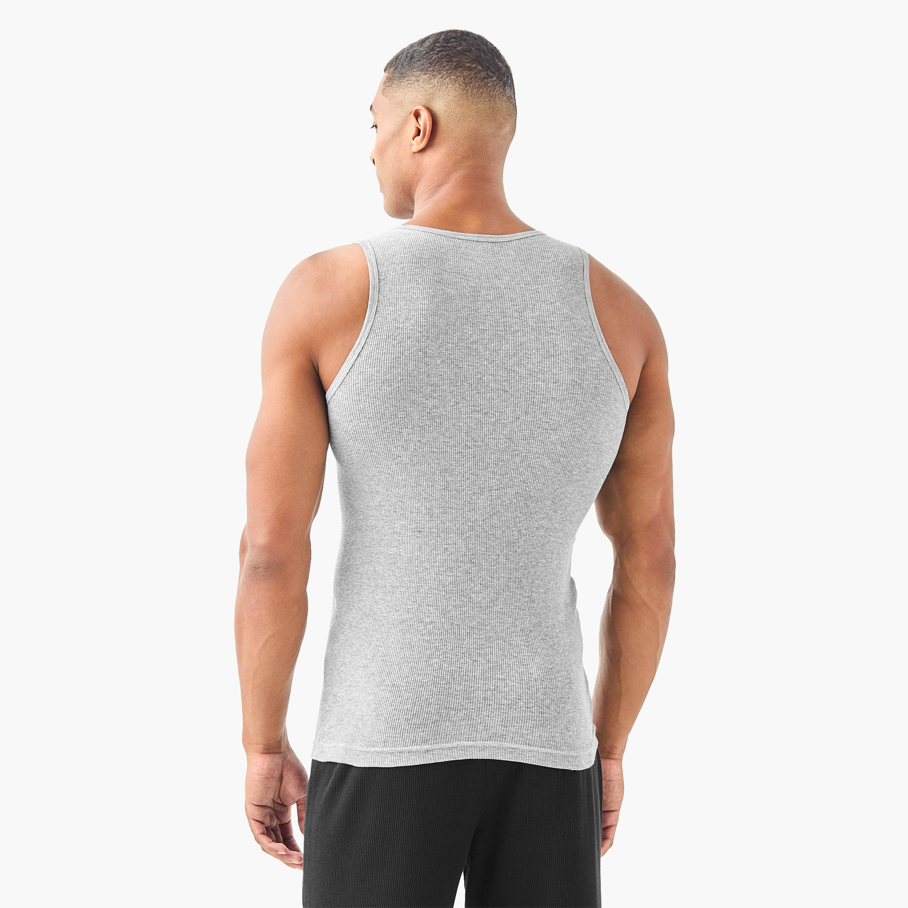 Set of 3 - Ribbed Vest-men-clothing-innerwear-vests-image-3