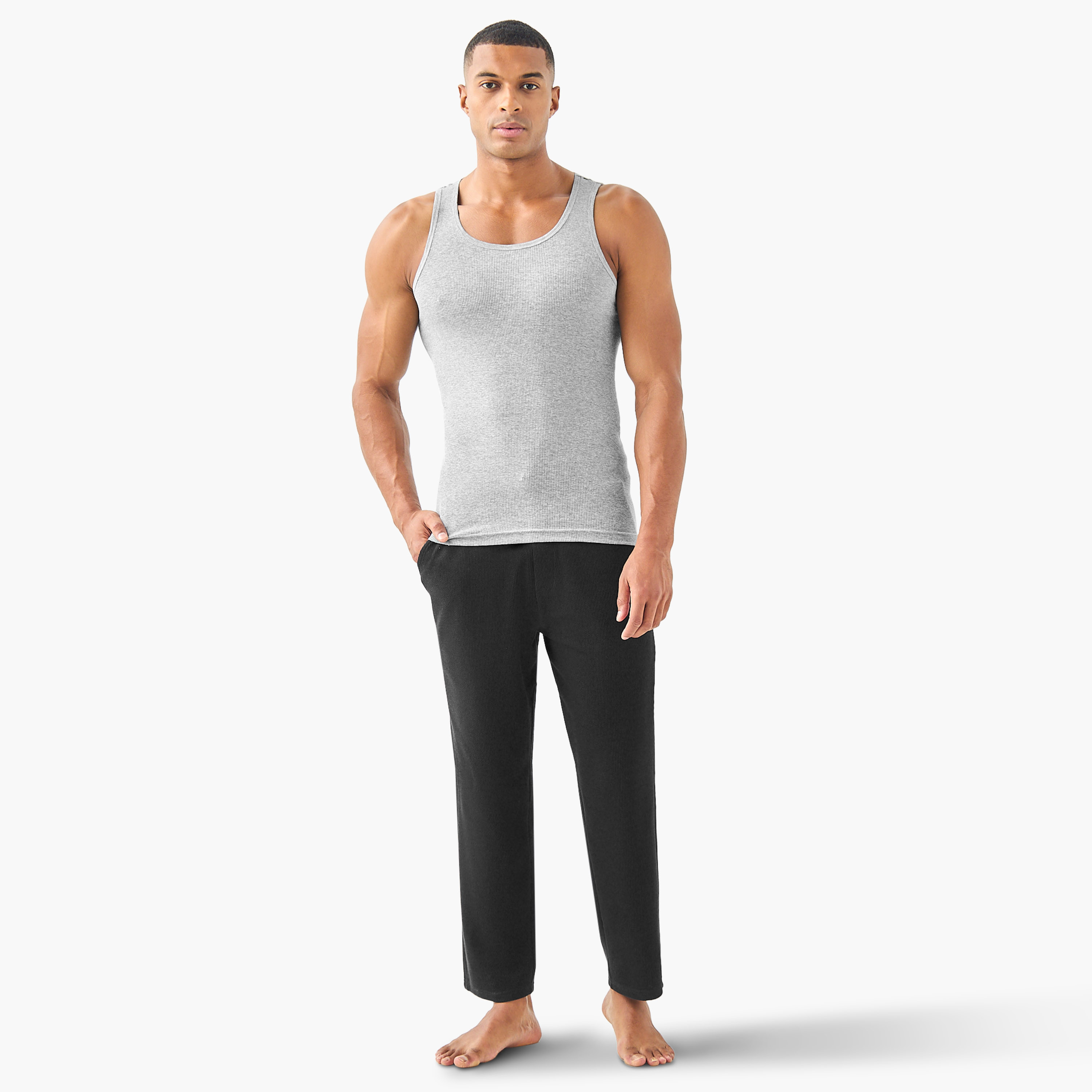 Set of 3 - Ribbed Vest-men-clothing-innerwear-vests-image-8