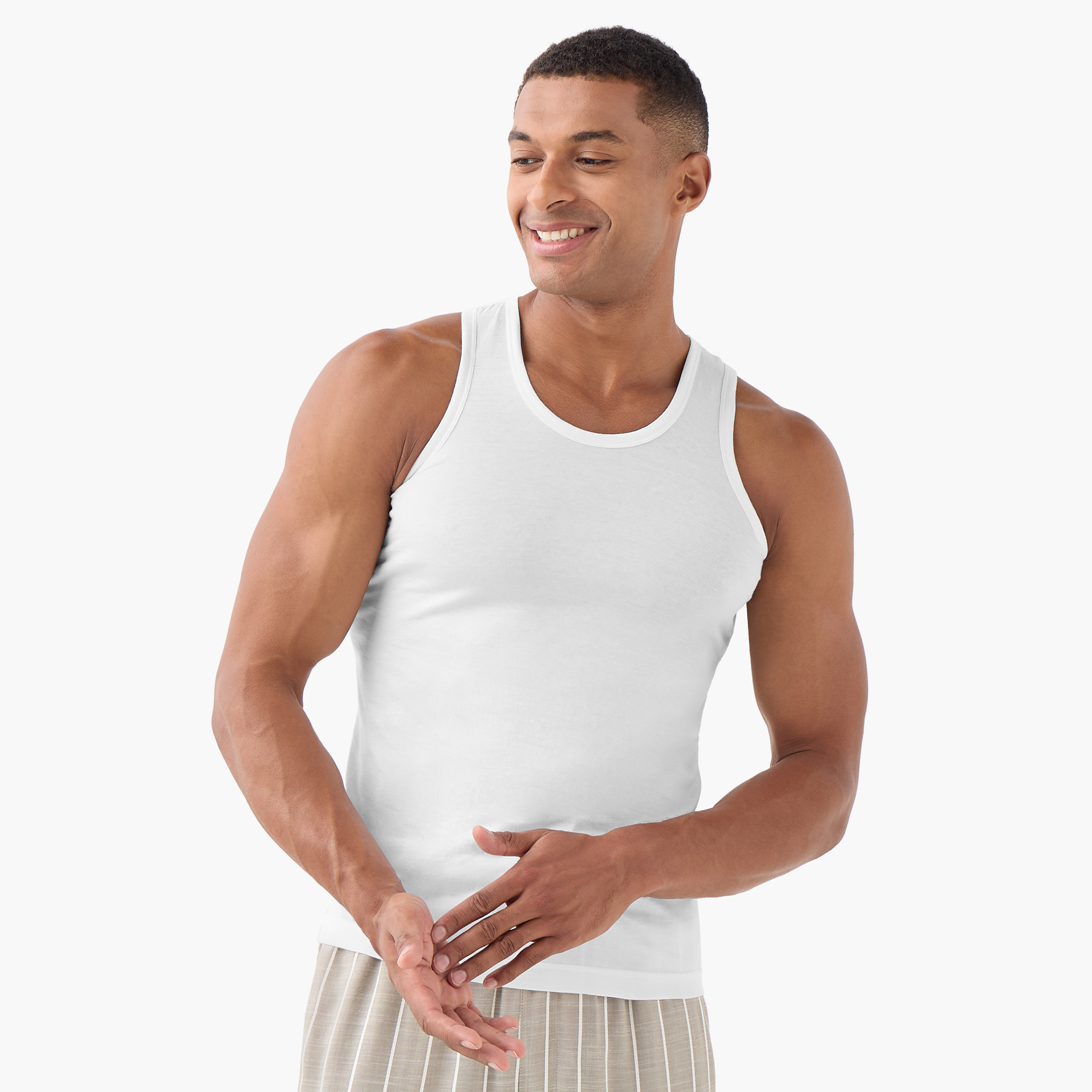 Men Textured Vest - Pack of 3-men-clothing-tshirtsandpolos-vests-image-1