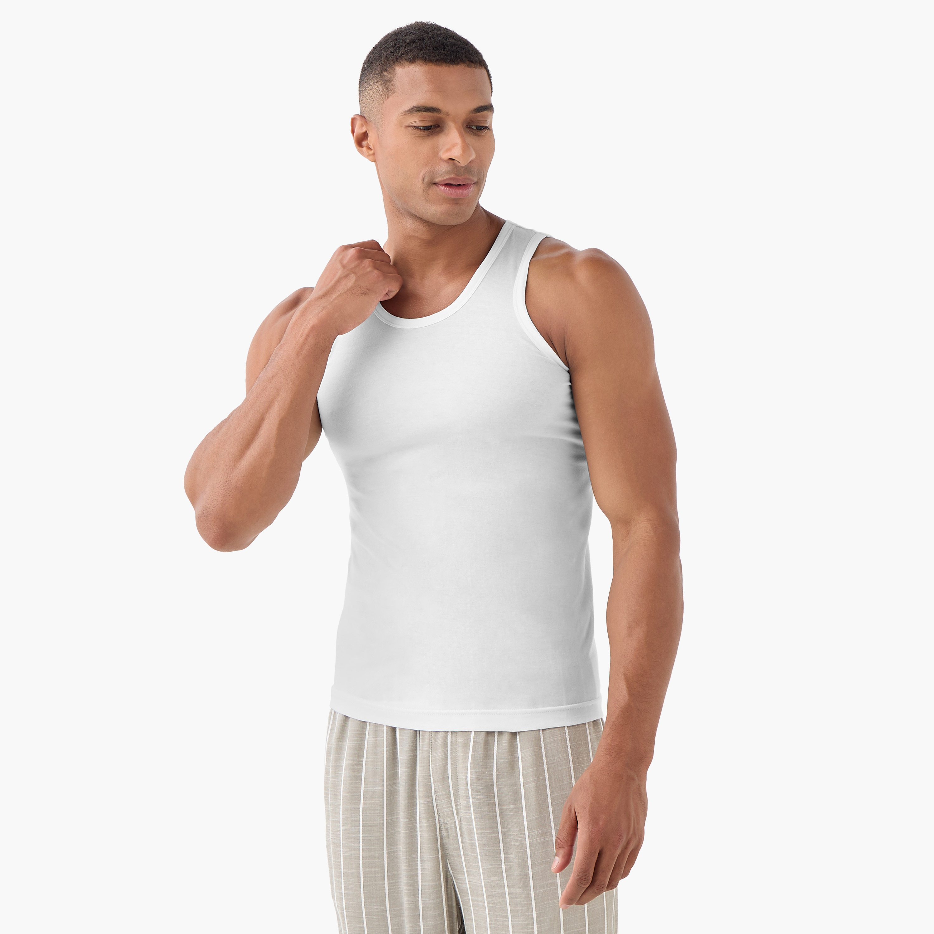 Men Textured Vest - Pack of 3-men-clothing-tshirtsandpolos-vests-image-7