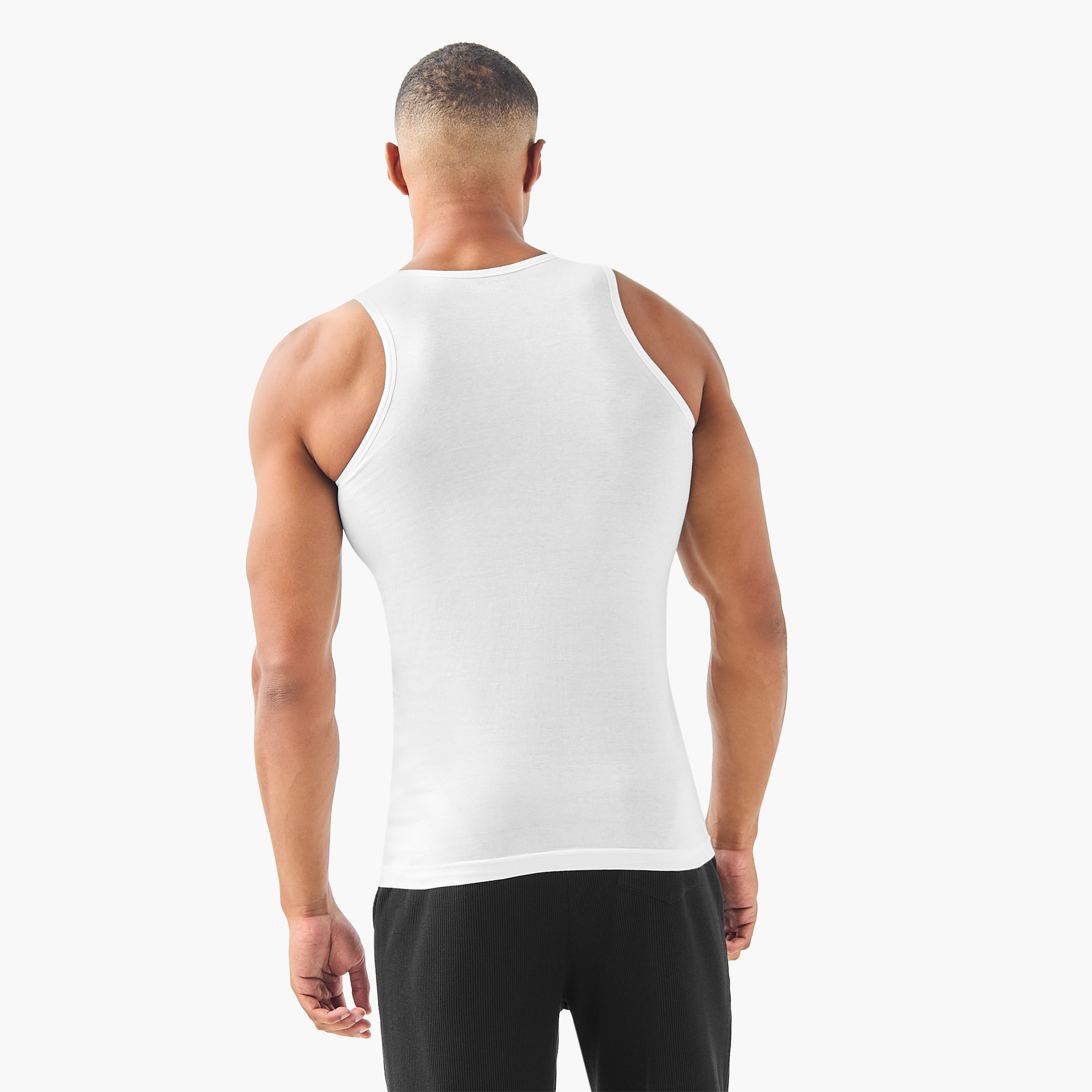 Set of 3 - Ribbed Vest-men-clothing-innerwear-vests-image-3