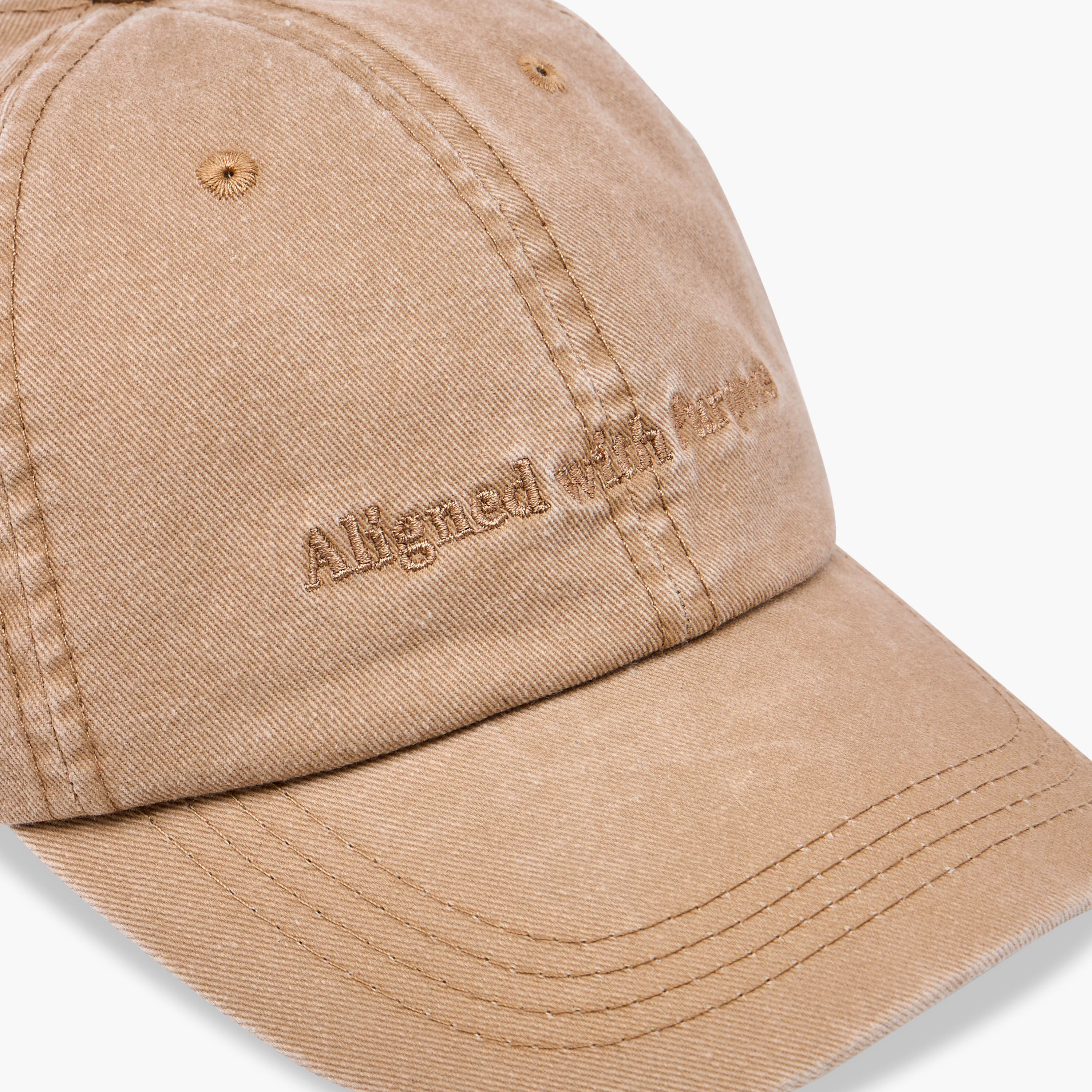 Slogan Embroidered Cap with Buckled Strap Closure-men-caps-image-4