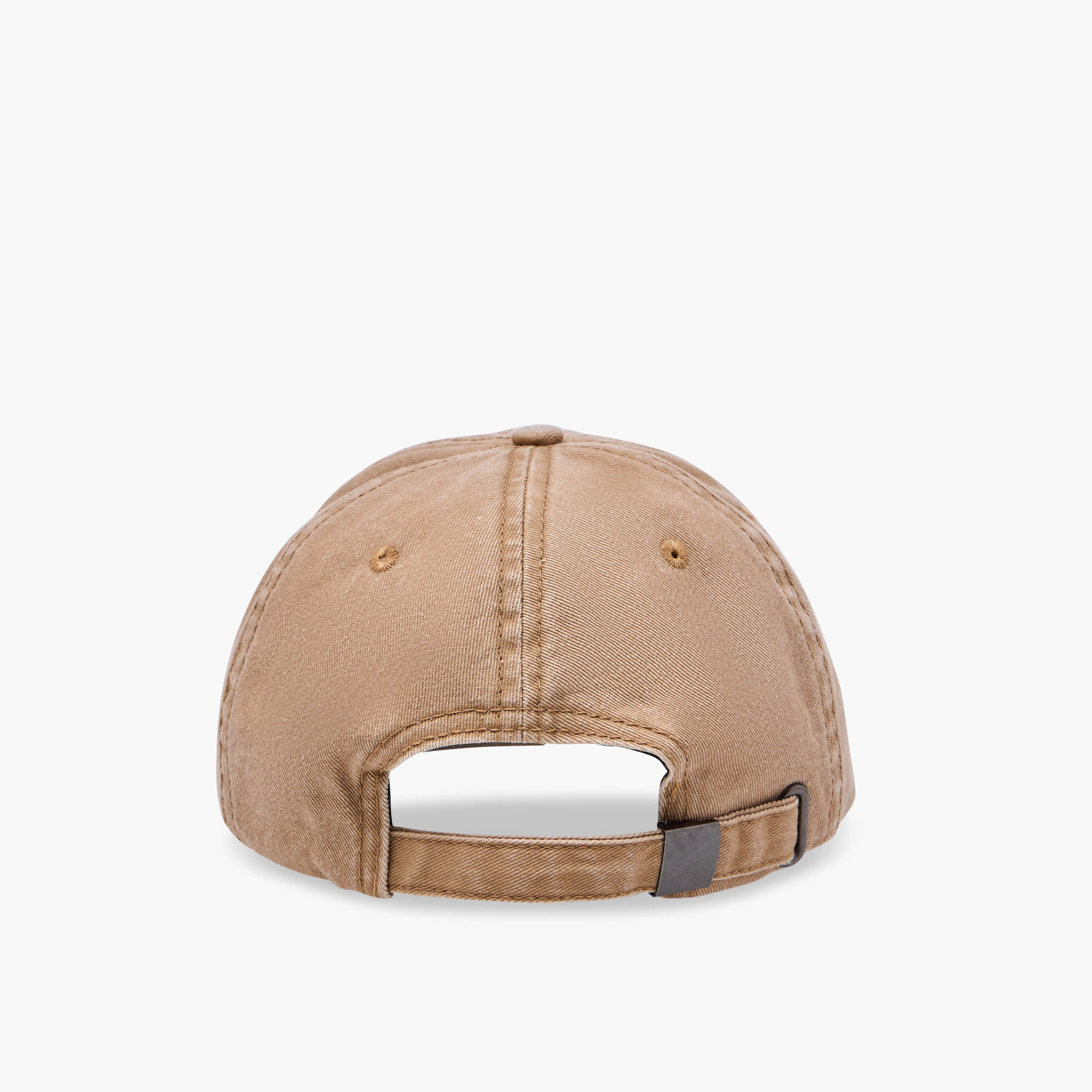 Slogan Embroidered Cap with Buckled Strap Closure-men-caps-image-5