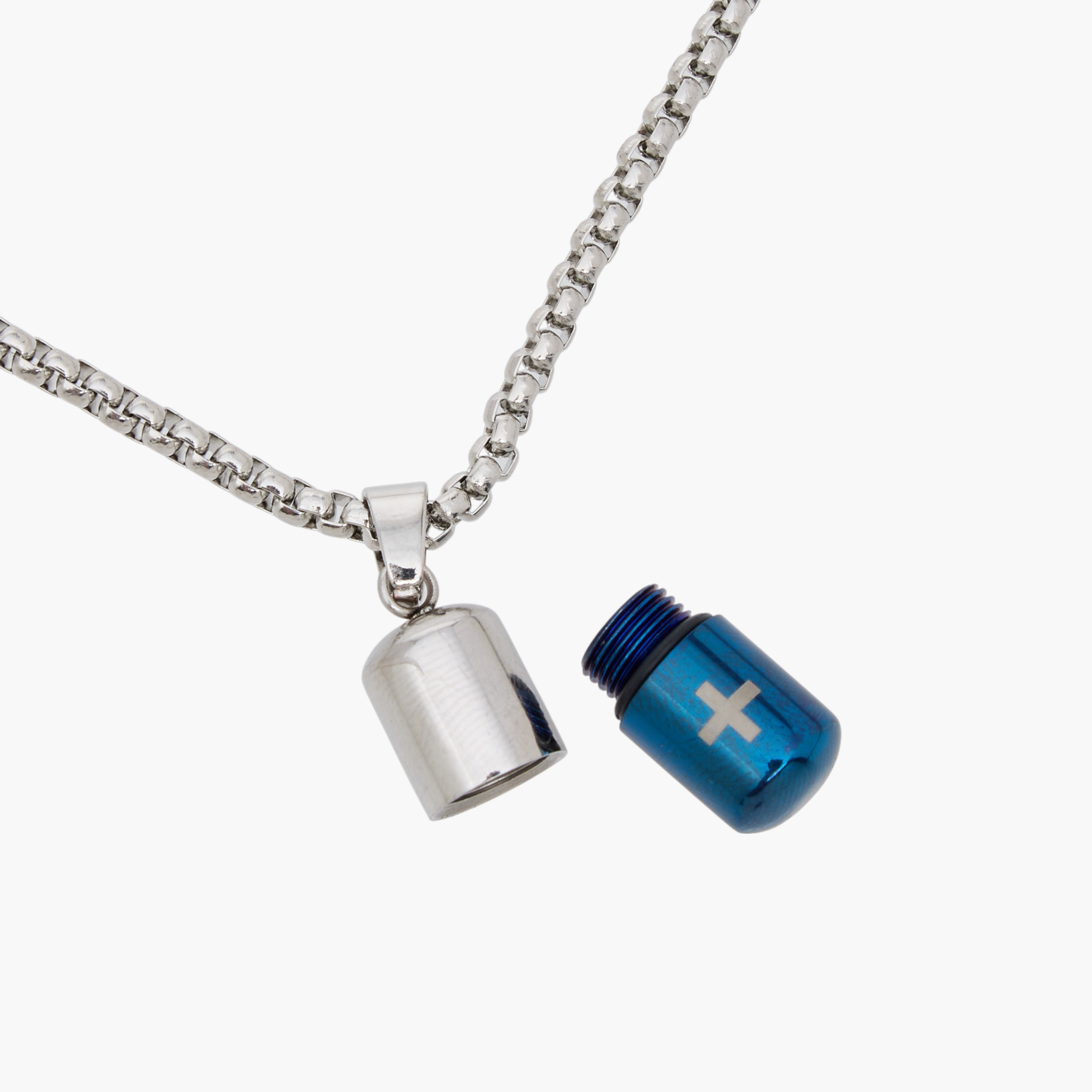عقد بدلاية كبسولة ومشبك إغلاق-men-watchesandjewellery-necklacesandpendants-image-5