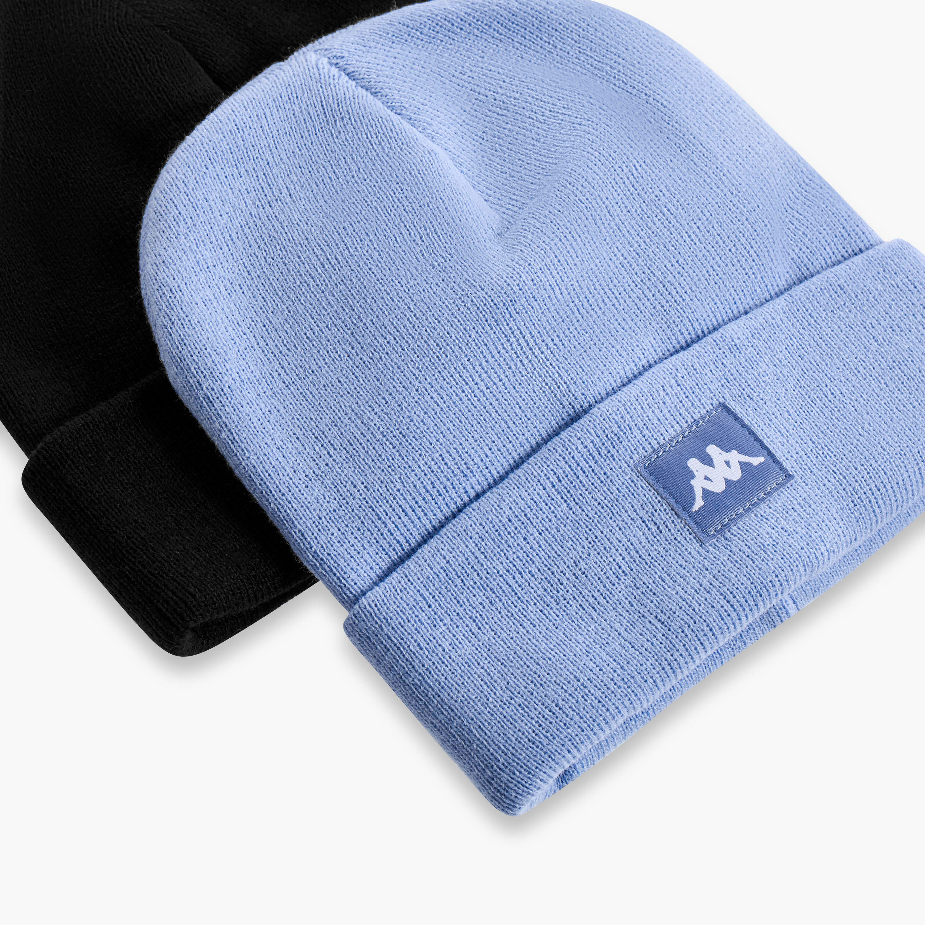 Kappa Men Ribbed Beanie Cap - Set of 2-men-caps-image-6