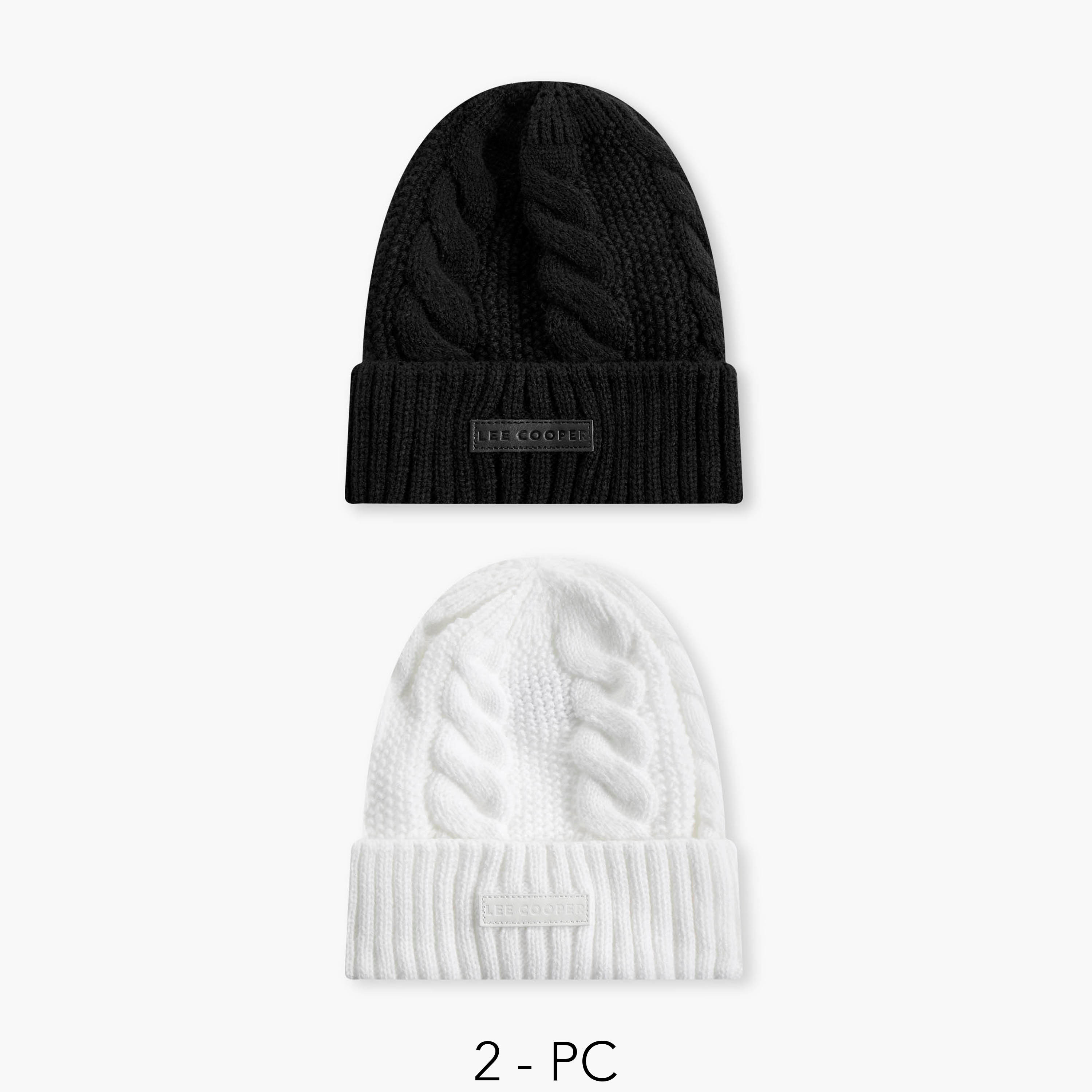 كاب بيني مضلعة للرجال - طقم من 2-men-caps-image-1