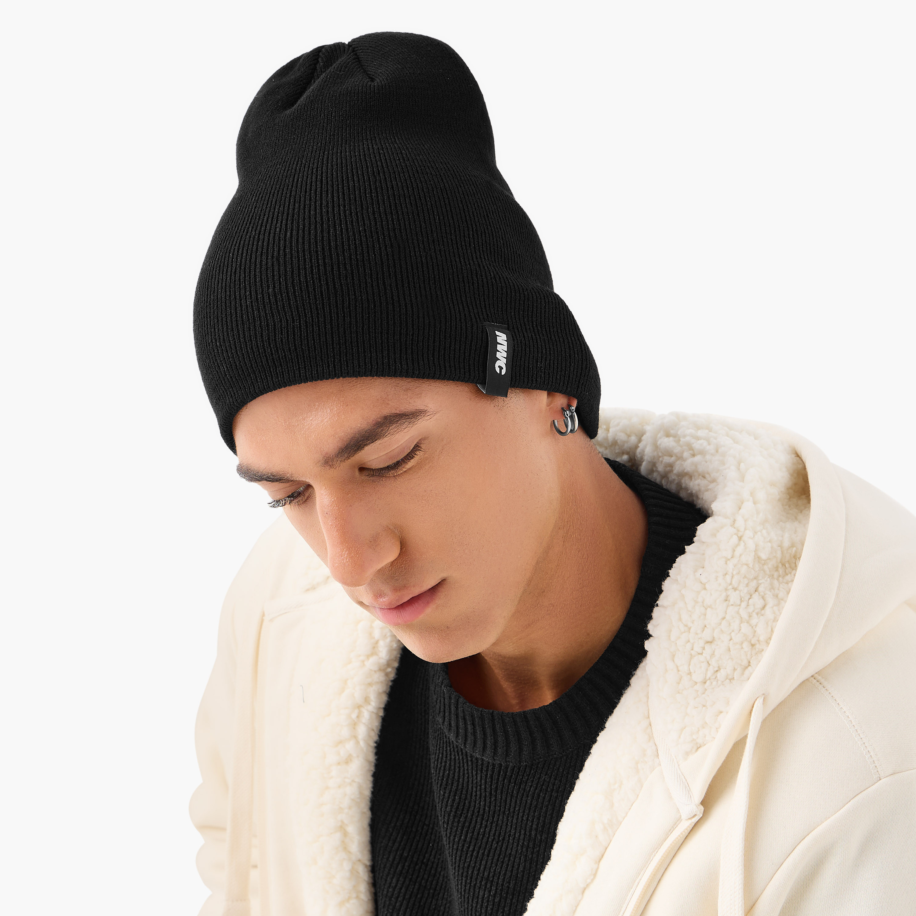 Men Ribbed Beanie Cap - Set of 3-men-caps-image-3