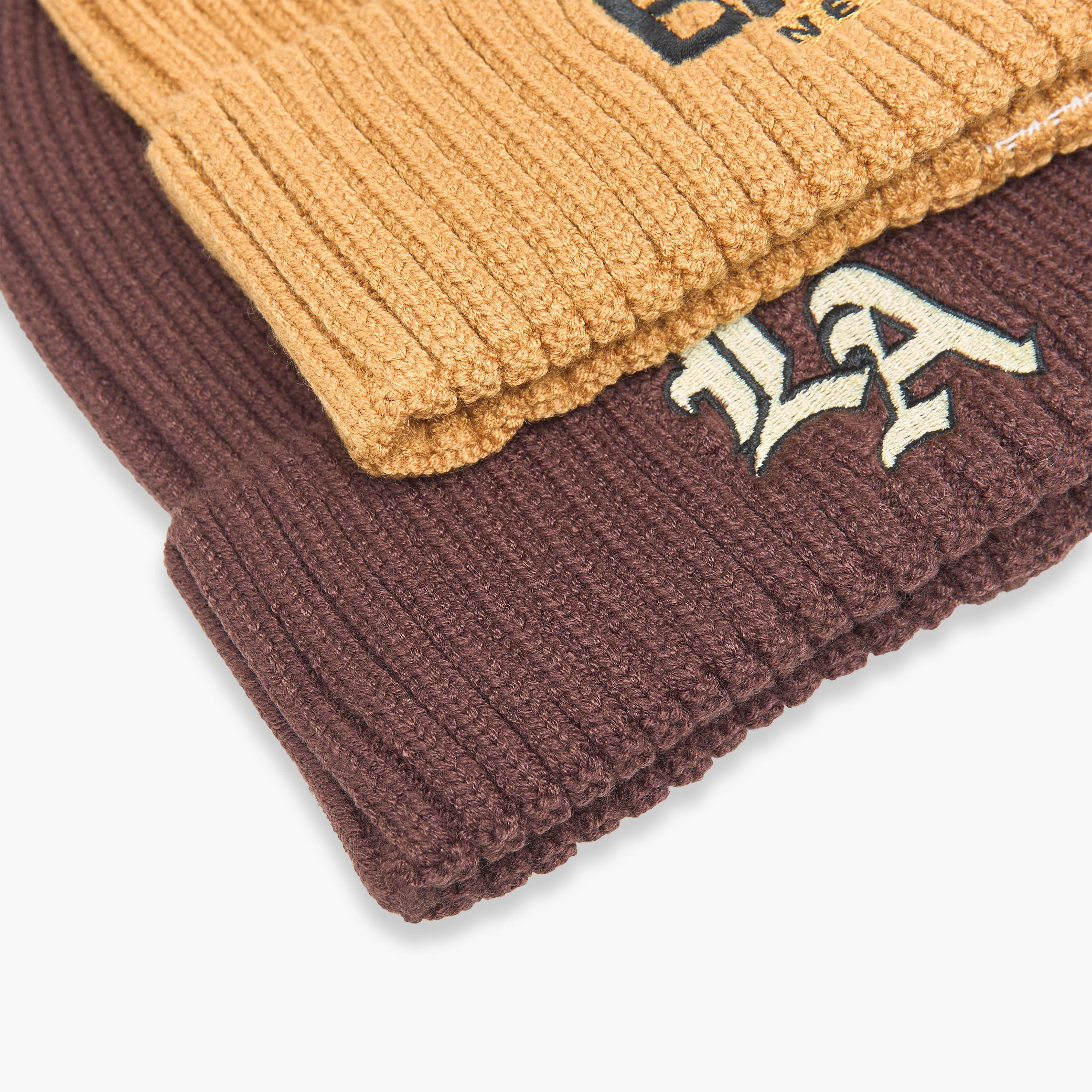 Men Ribbed Beanie Cap - Set of 2-men-caps-image-7