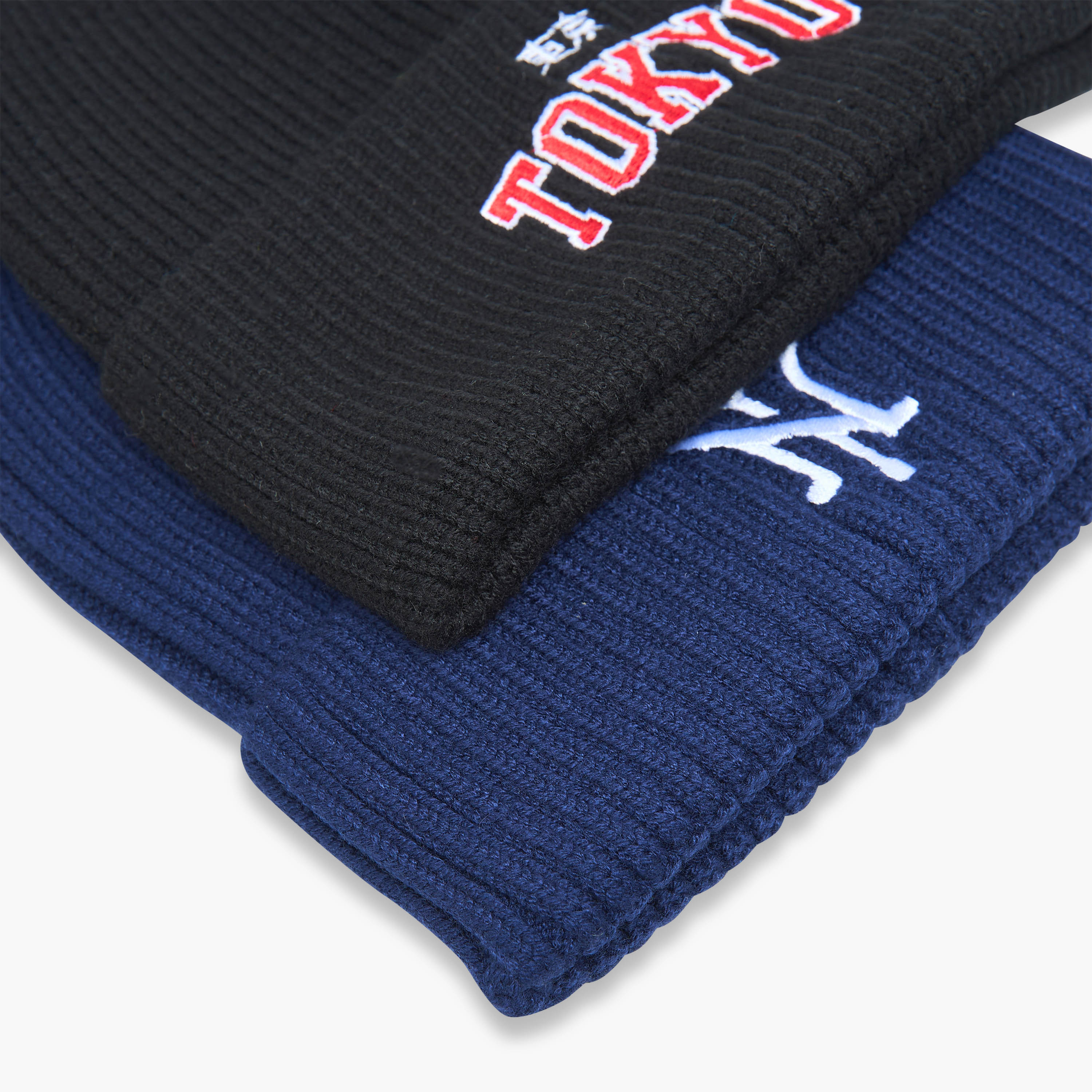 Men Ribbed Beanie Cap - Set of 2-men-caps-image-7