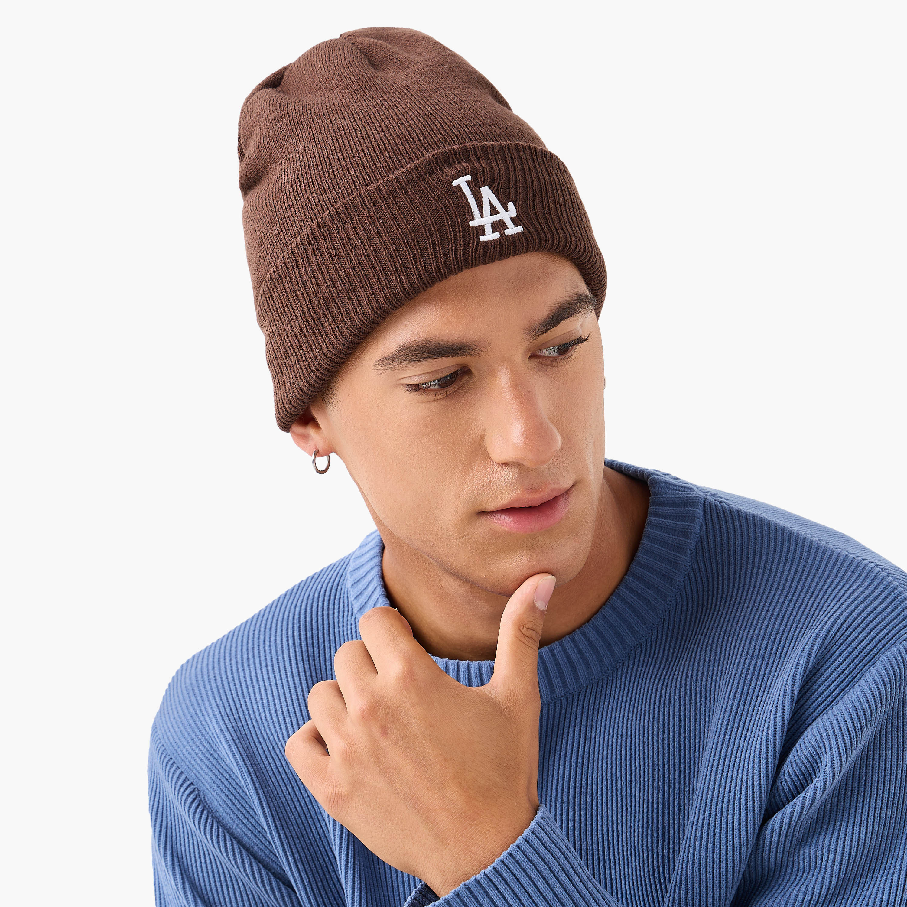 كاب بيني مضلعة للرجال - طقم من 2-men-caps-image-2
