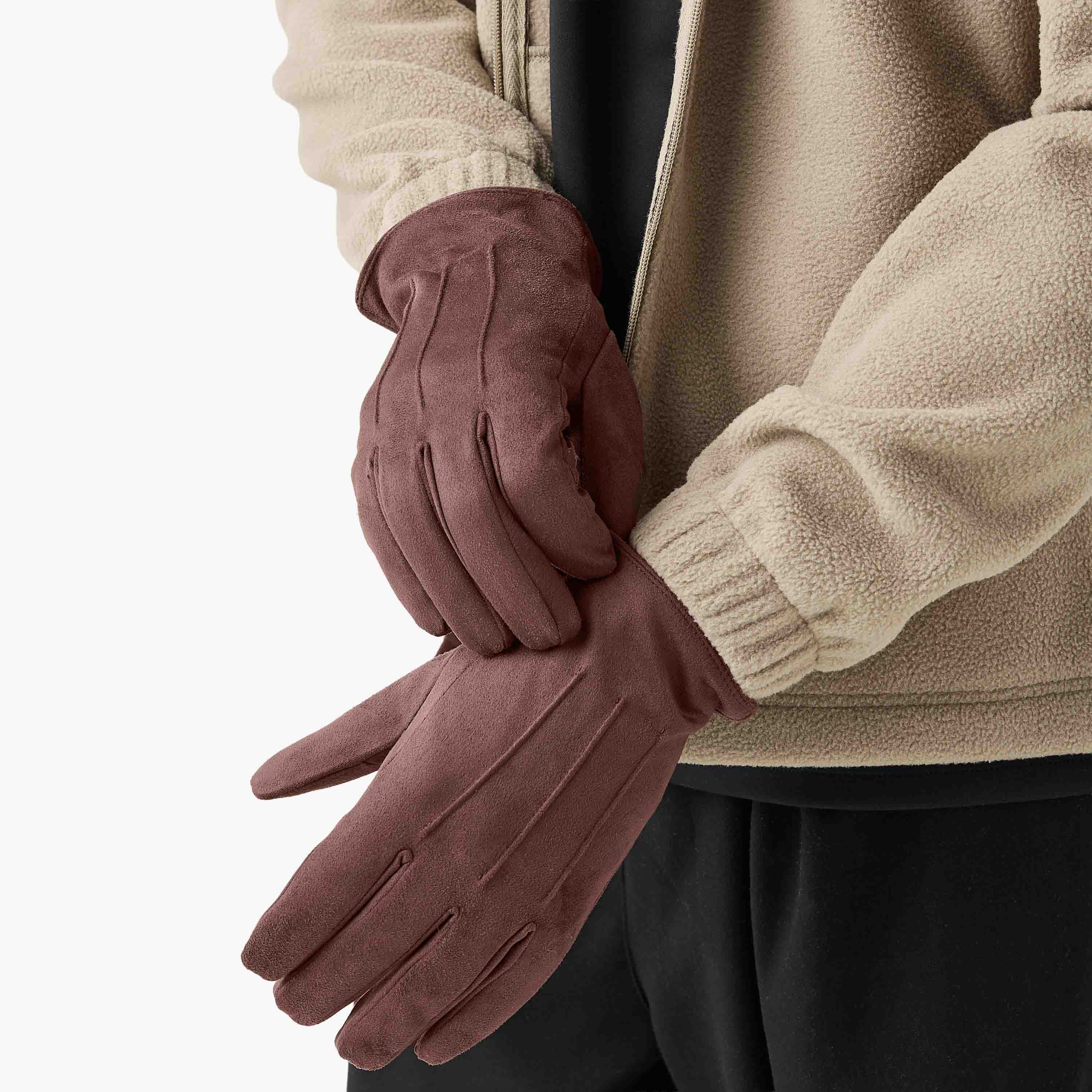Suede Textured Gloves-men-scarvesandgloves-image-2
