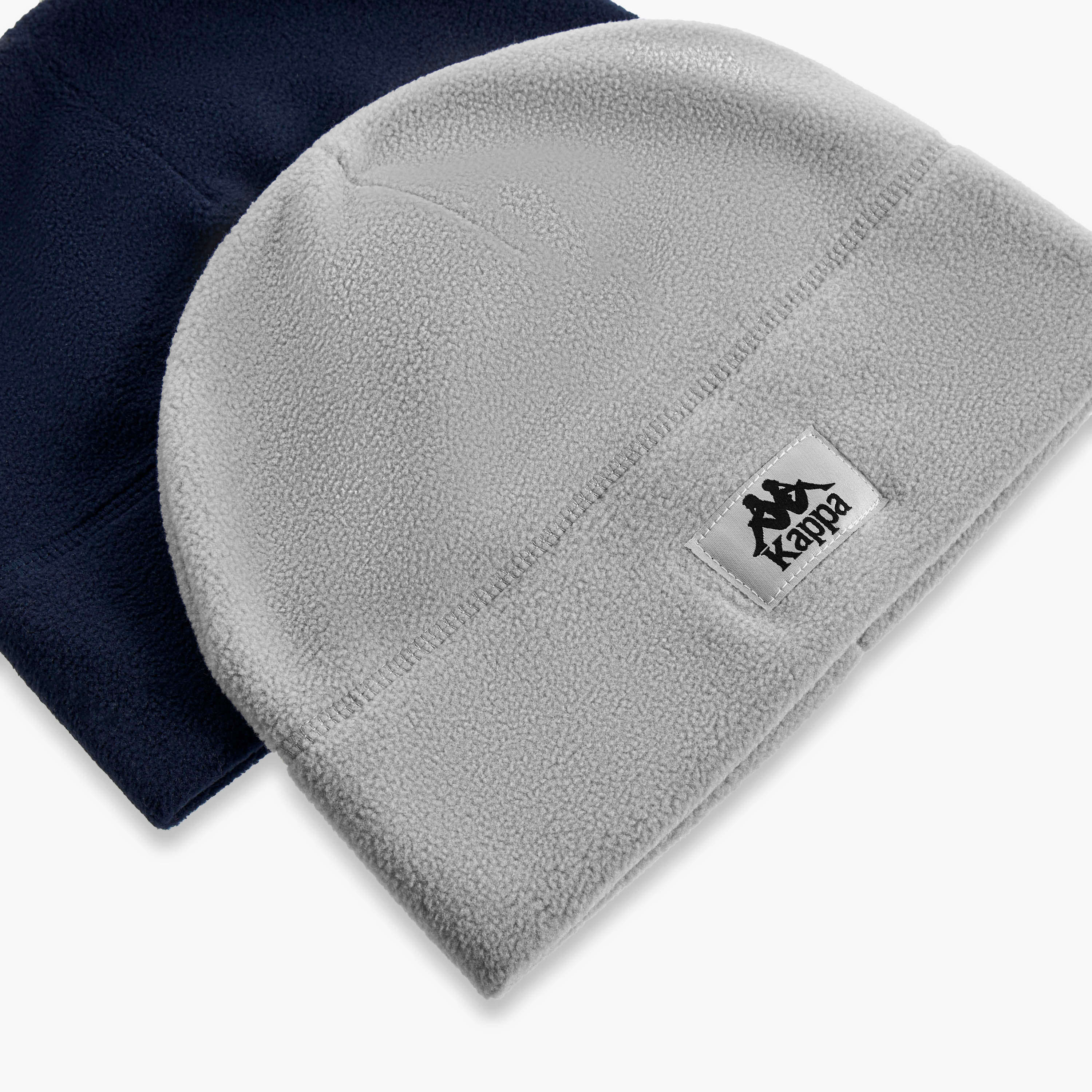 Kappa Men Ribbed Beanie Cap - Set of 2-men-caps-image-6