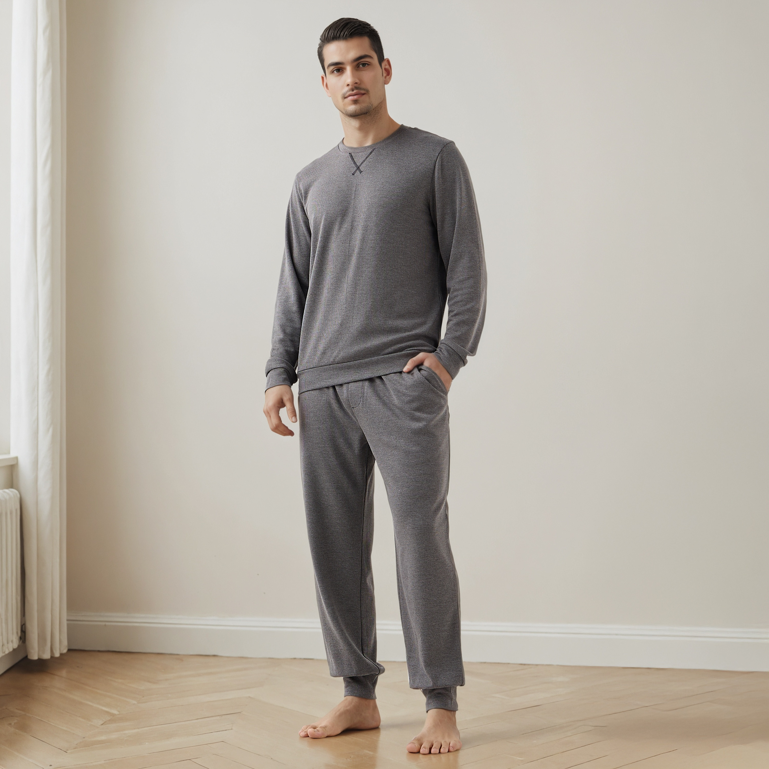 Textured Pyjama Set-men-clothing-nightwear-sets-image-2