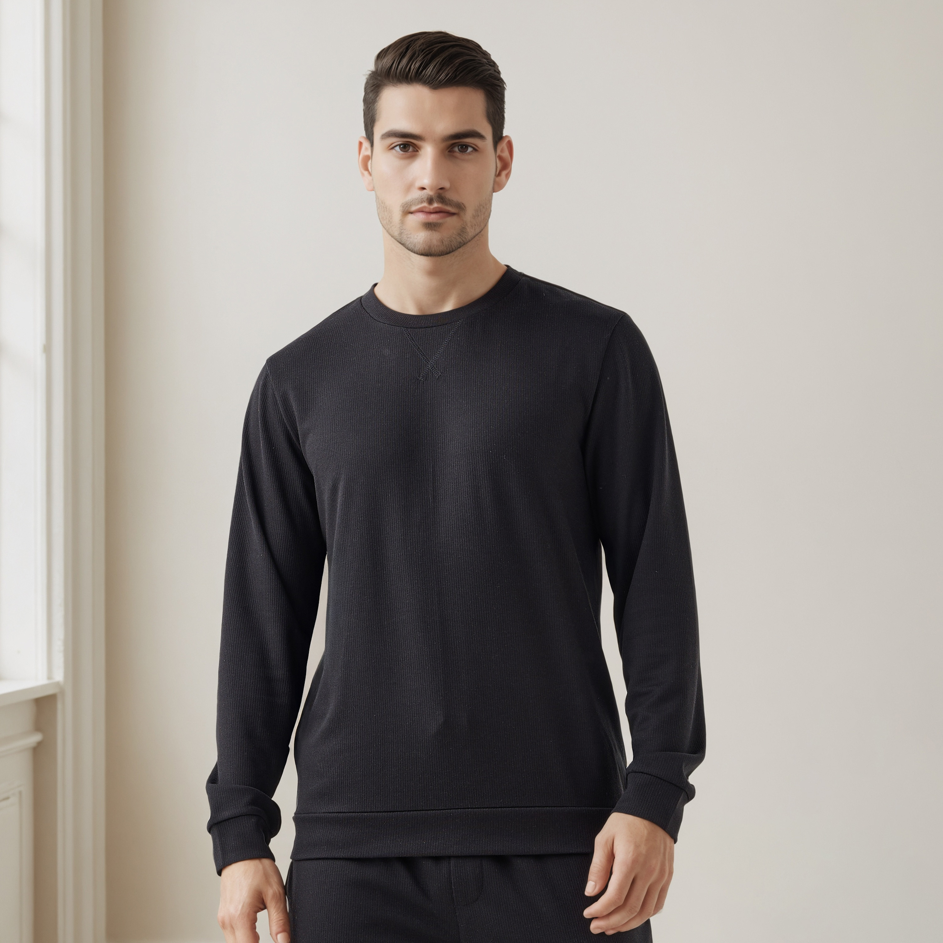 Textured Pyjama Set-men-clothing-nightwear-sets-image-2