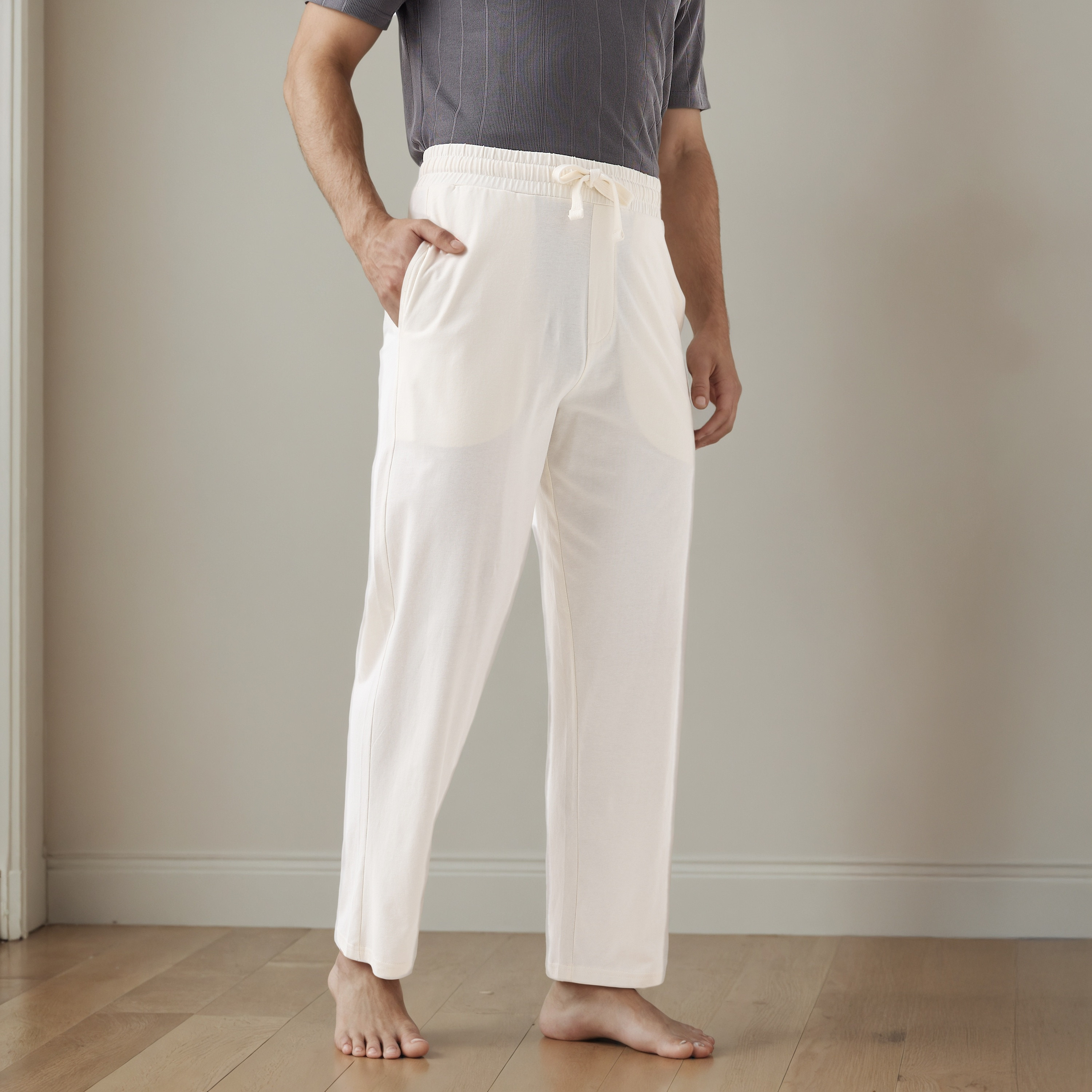 Men Cotton Textured Nightwear Set-men-clothing-nightwear-sets-image-3