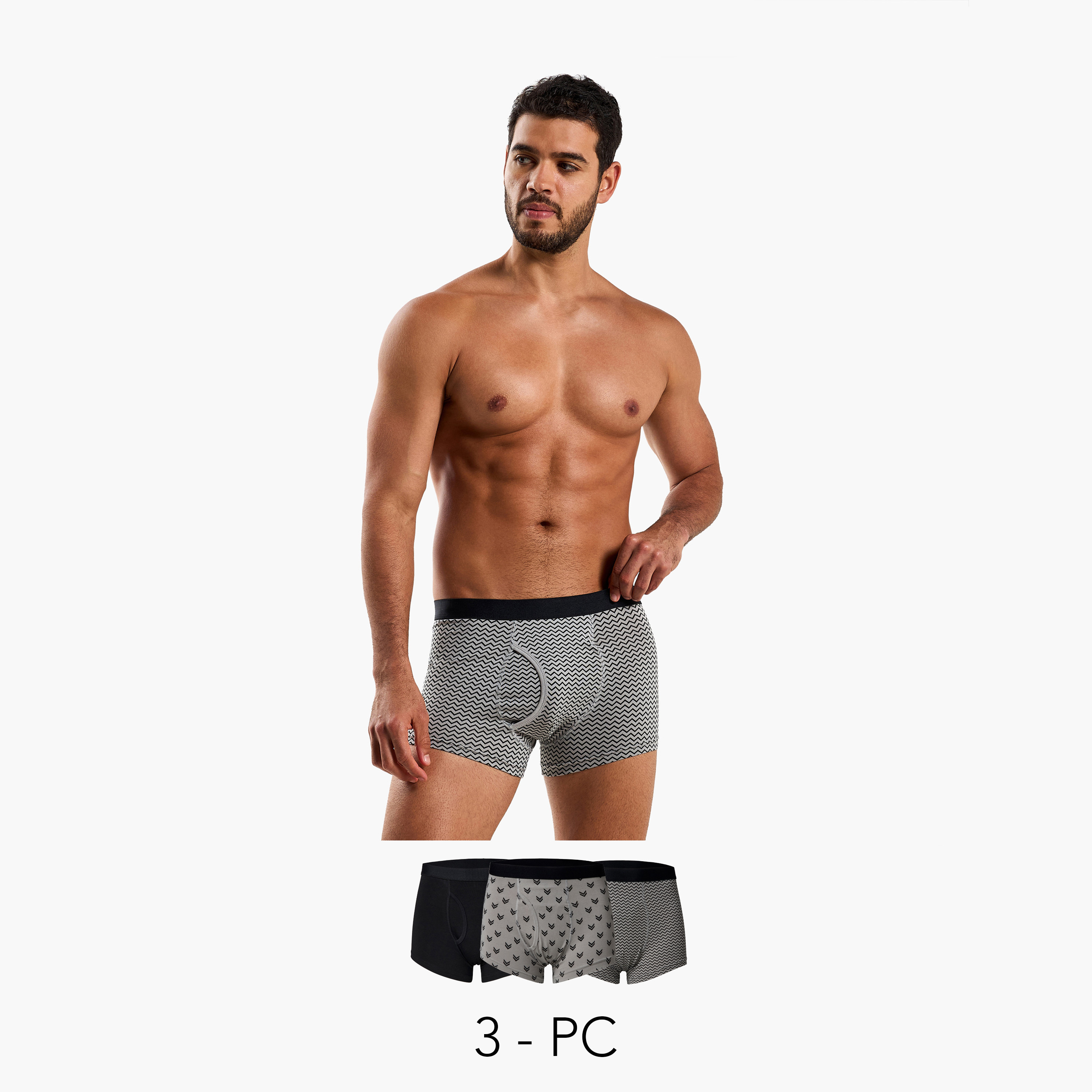 Men Printed Hipster Trunks - Set of 3-men-clothing-innerwear-underwear-image-1