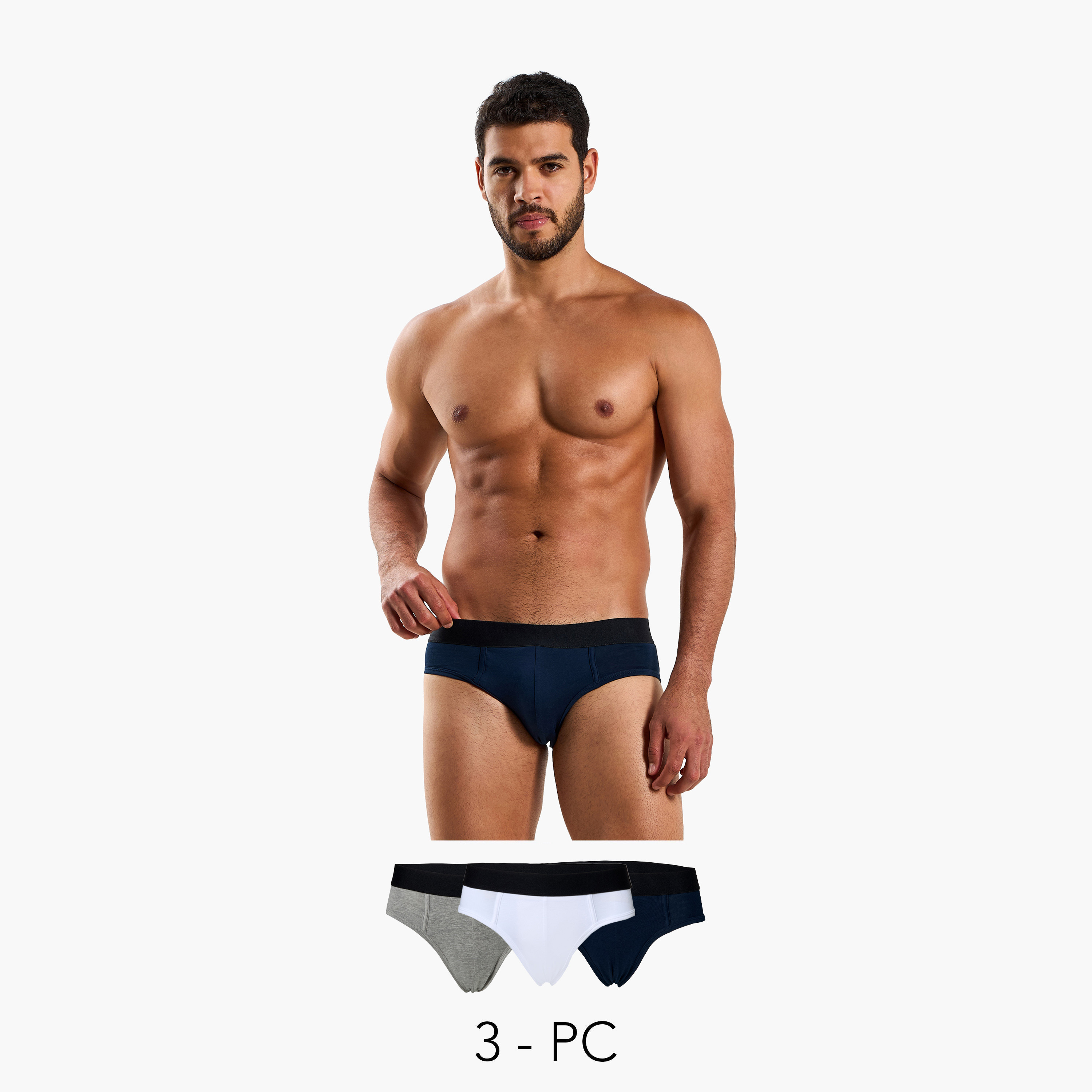 Men Cotton Briefs - Pack of 3-men-clothing-innerwear-underwear-image-1