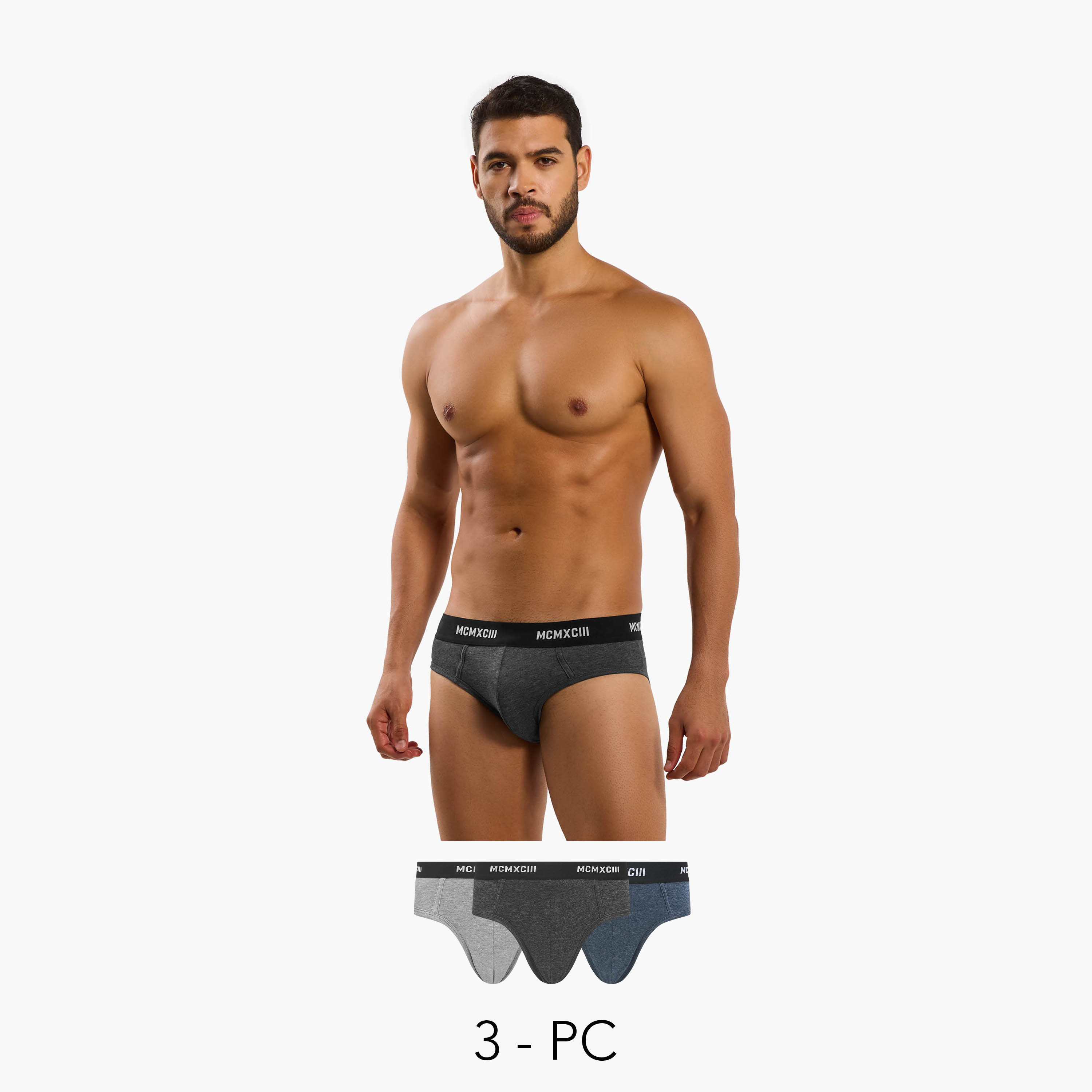 Shop Men Solid Cotton Briefs Pack Of 3 Online Centrepoint UAE shop-men-solid-cotton-briefs-pack-of-3-online-centrepoint-uae