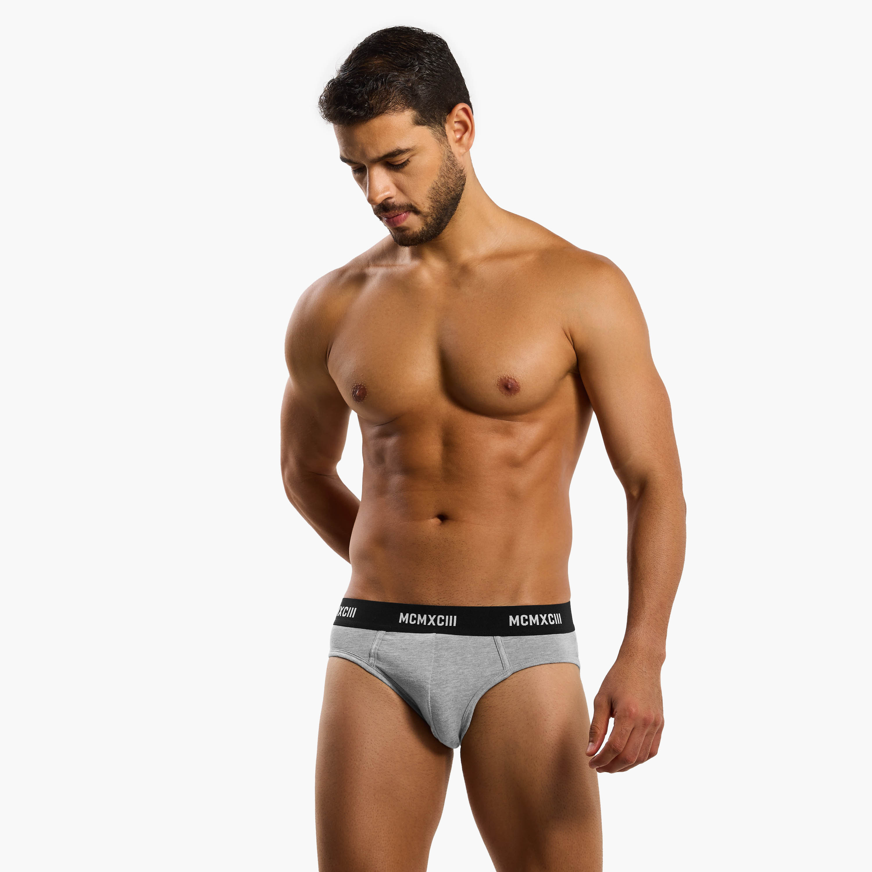 Men Solid Cotton Briefs - Pack of 3-men-clothing-innerwear-underwear-image-2