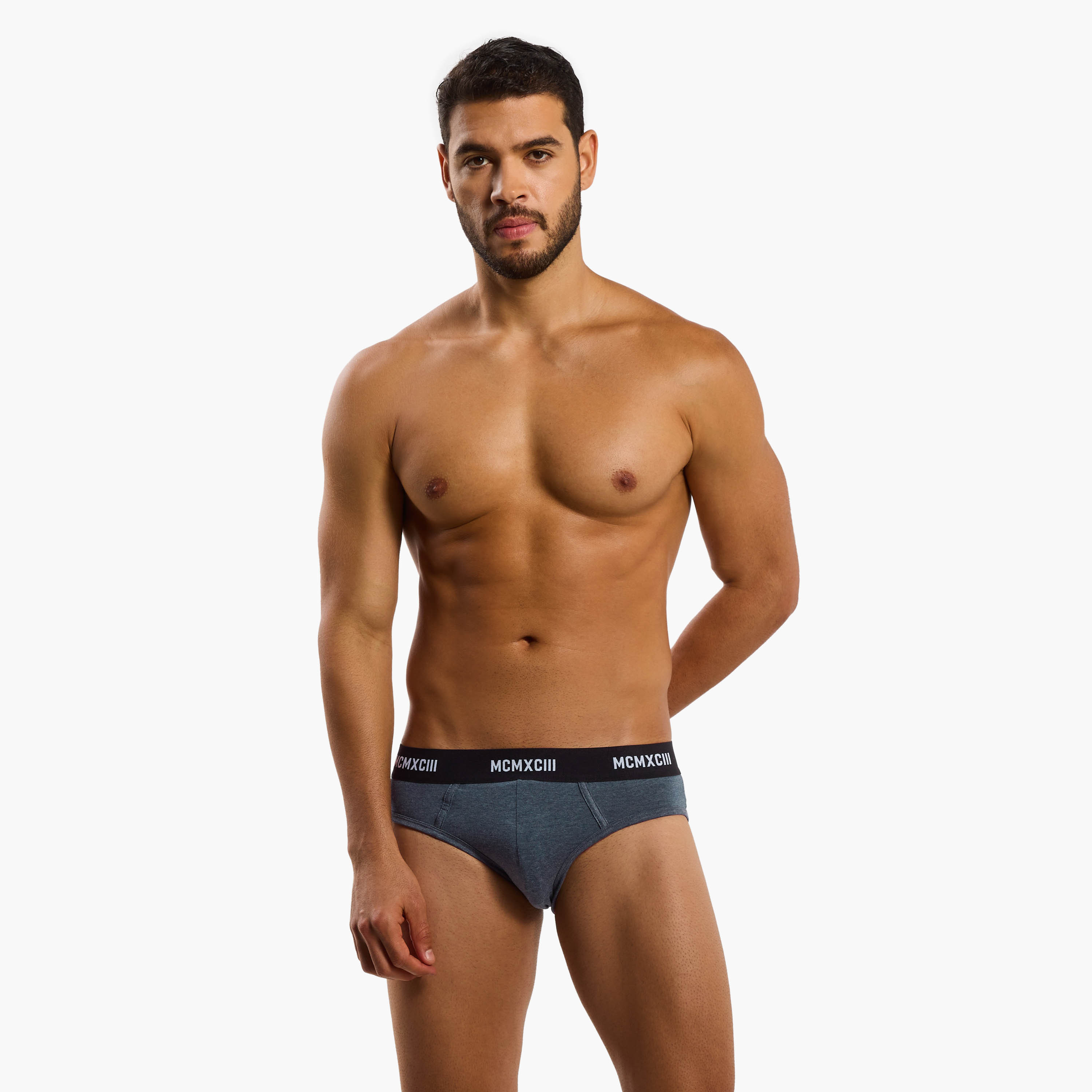 Men Solid Cotton Briefs - Pack of 3-men-clothing-innerwear-underwear-image-3