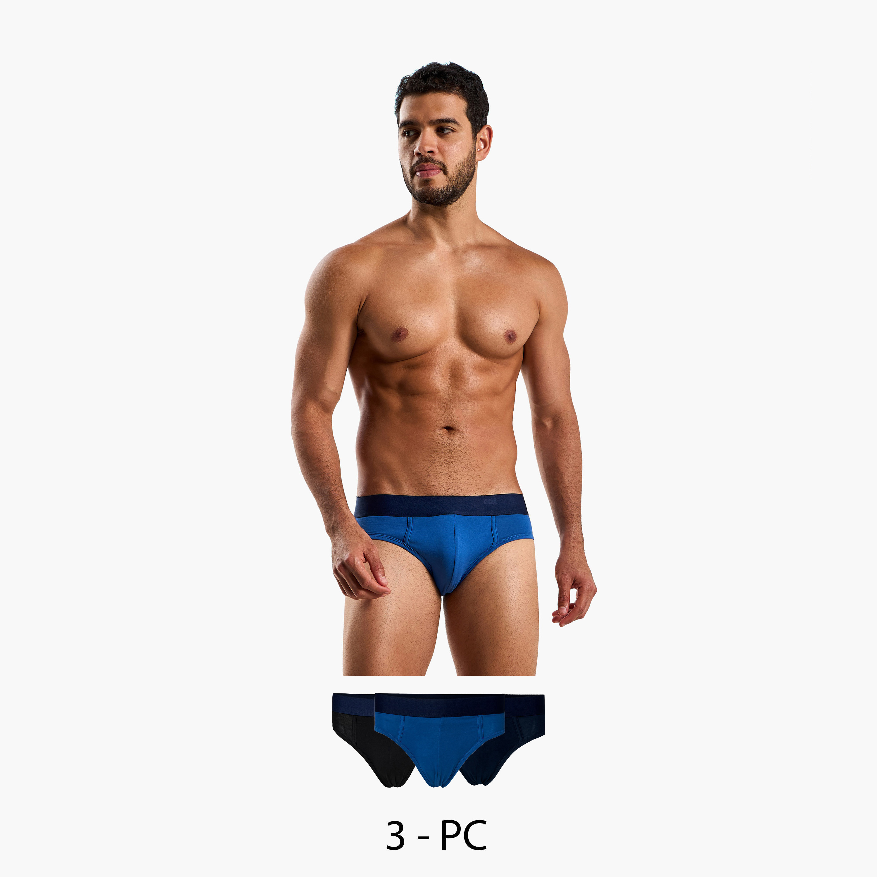 Men Cotton Briefs - Pack of 3-men-clothing-innerwear-underwear-image-1