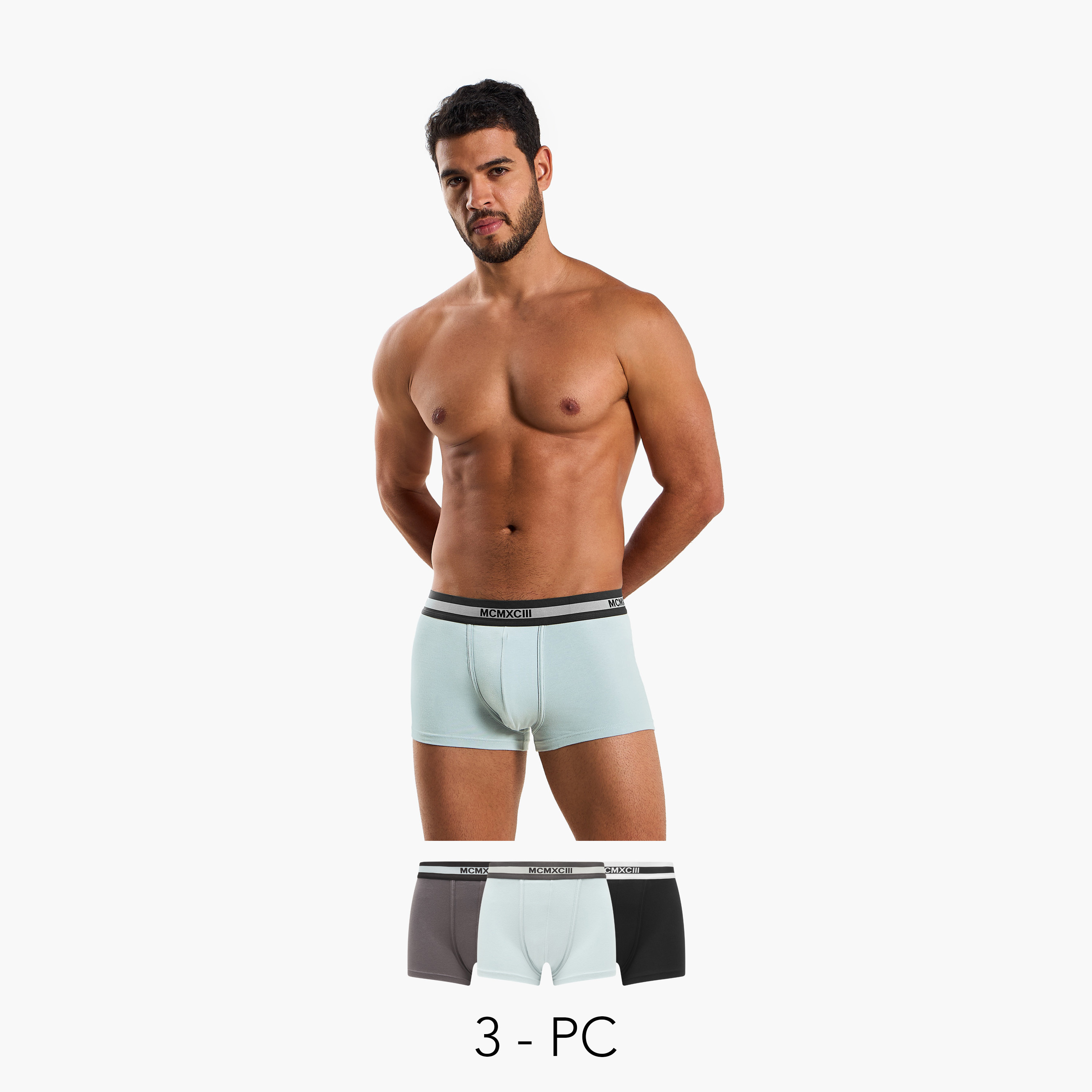 Men Printed Waistband Hipster Briefs - Pack of 3-men-clothing-innerwear-underwear-image-1