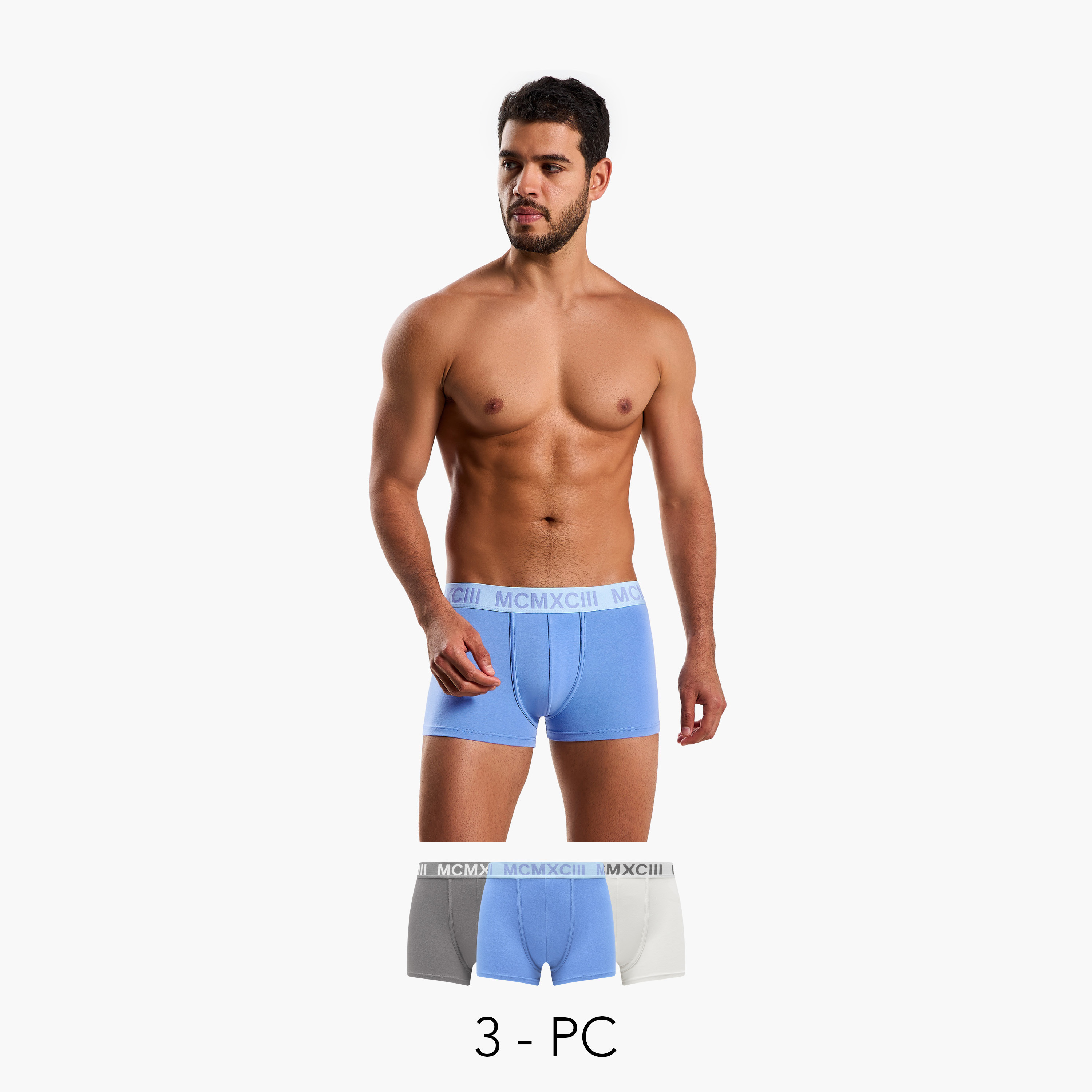 Men Printed Waistband Hipster Briefs - Pack of 3-men-clothing-innerwear-underwear-image-1