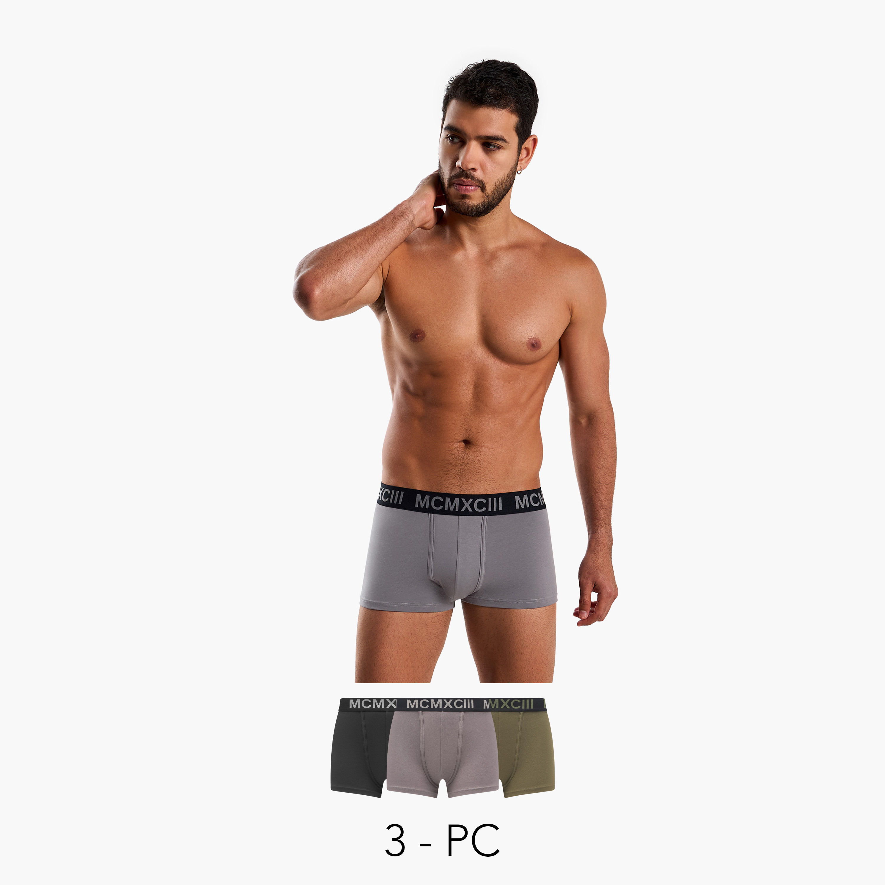 Men Printed Waistband Hipster Briefs - Pack of 3-men-clothing-innerwear-underwear-image-1