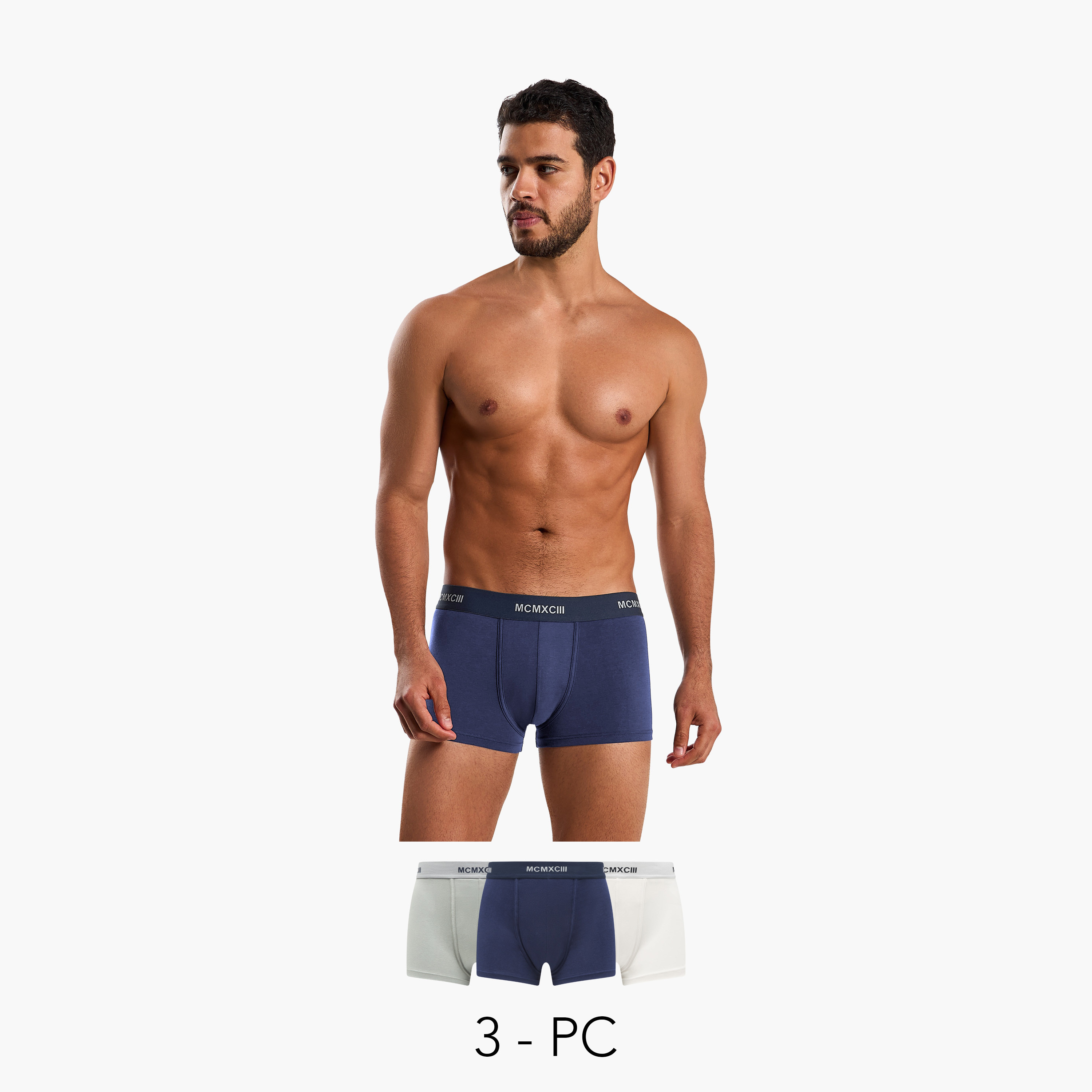 Men Printed Waistband Hipster Briefs - Pack of 3-men-clothing-innerwear-underwear-image-1
