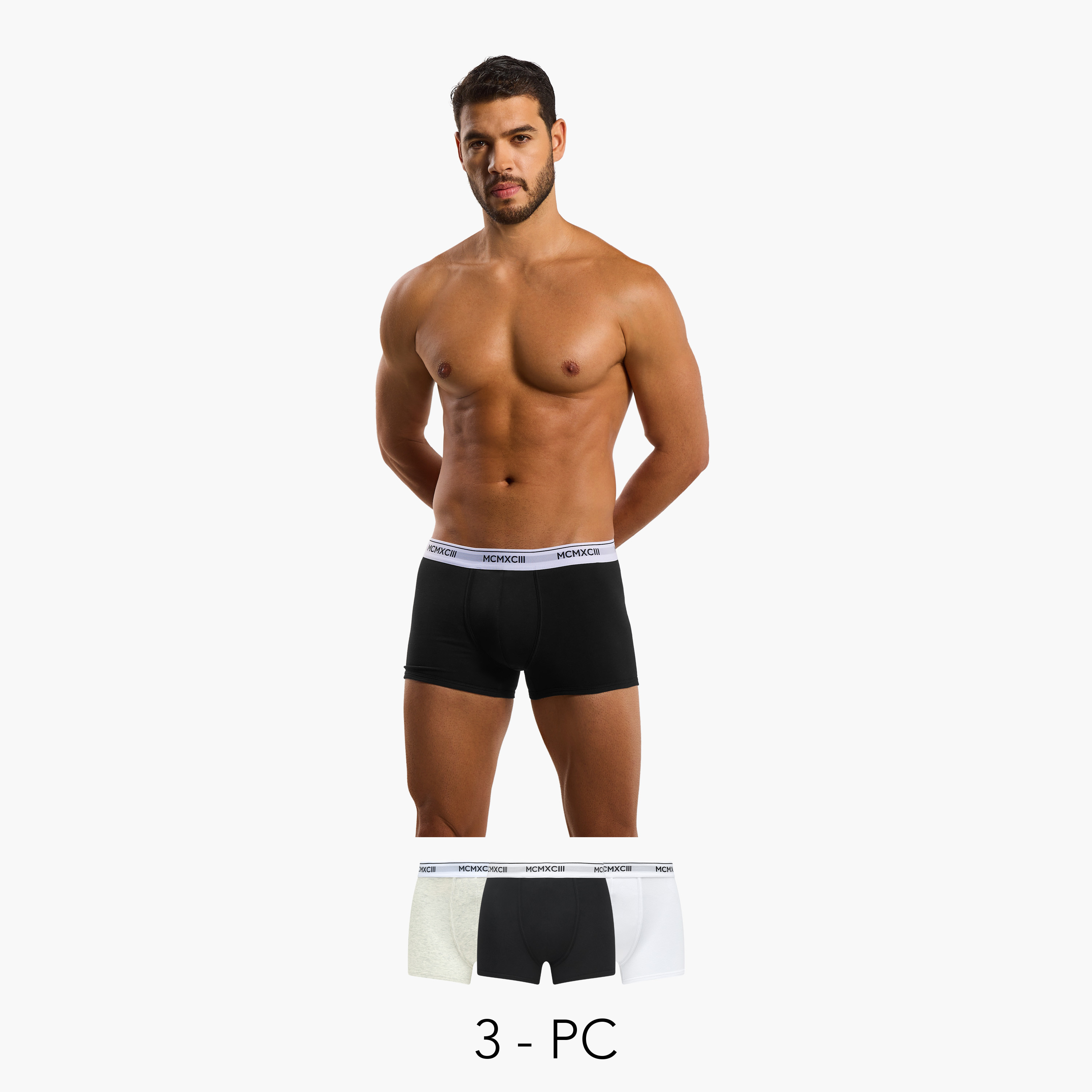 سراويل داخلية بوكسر للرجال- عبوة 3 قطع-men-clothing-innerwear-underwear-image-1
