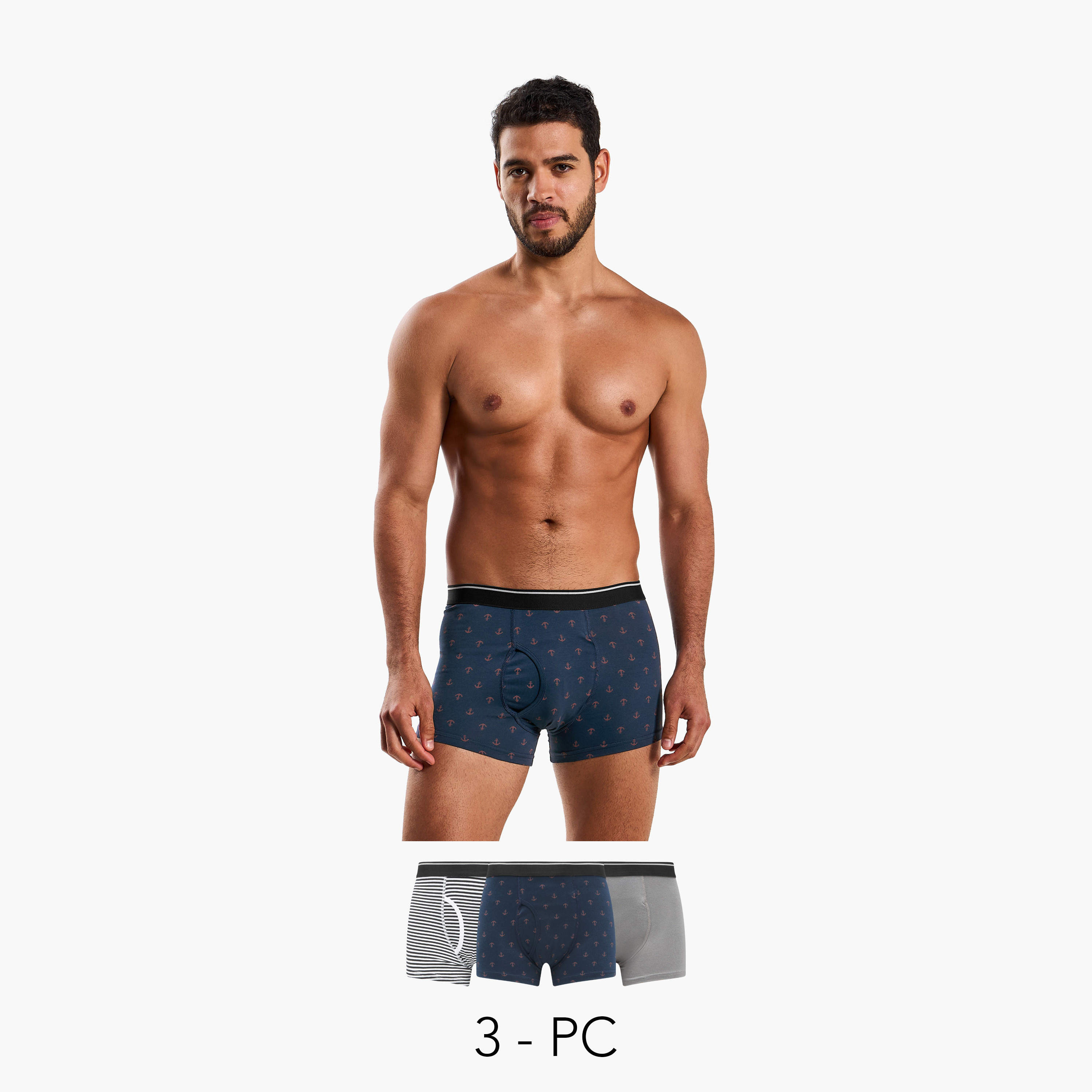 Men Assorted Briefs - Pack of 3-men-clothing-innerwear-underwear-image-1