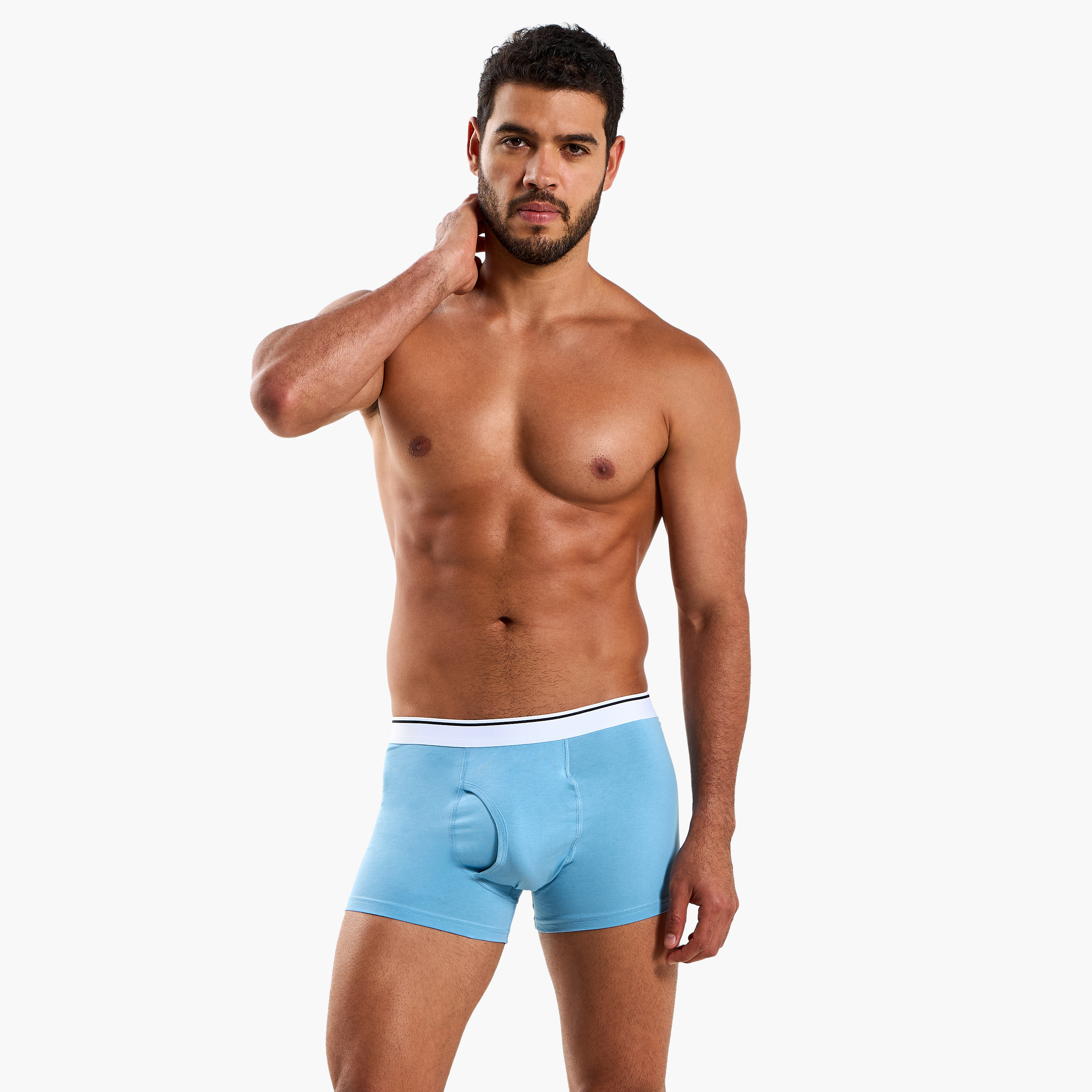 Men Assorted Trunks - Pack of 3-men-clothing-innerwear-underwear-image-3