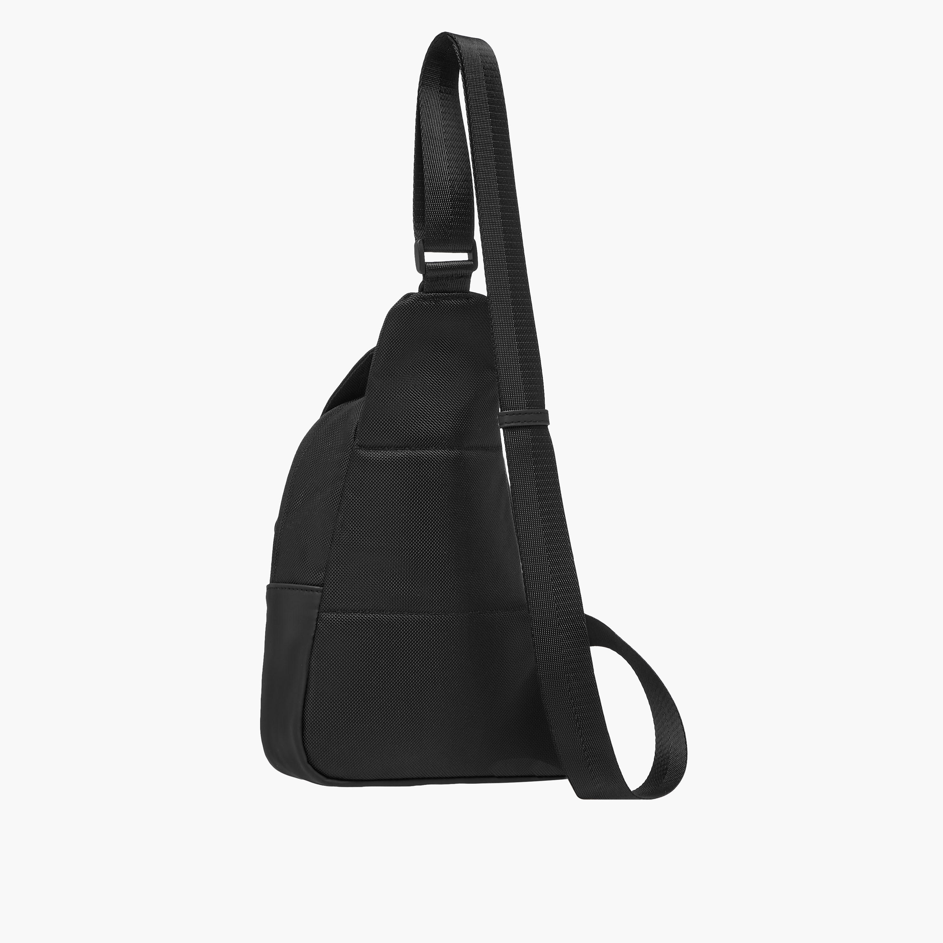 Textured Sling Backpack with Adjustable Strap-men-bags-image-3