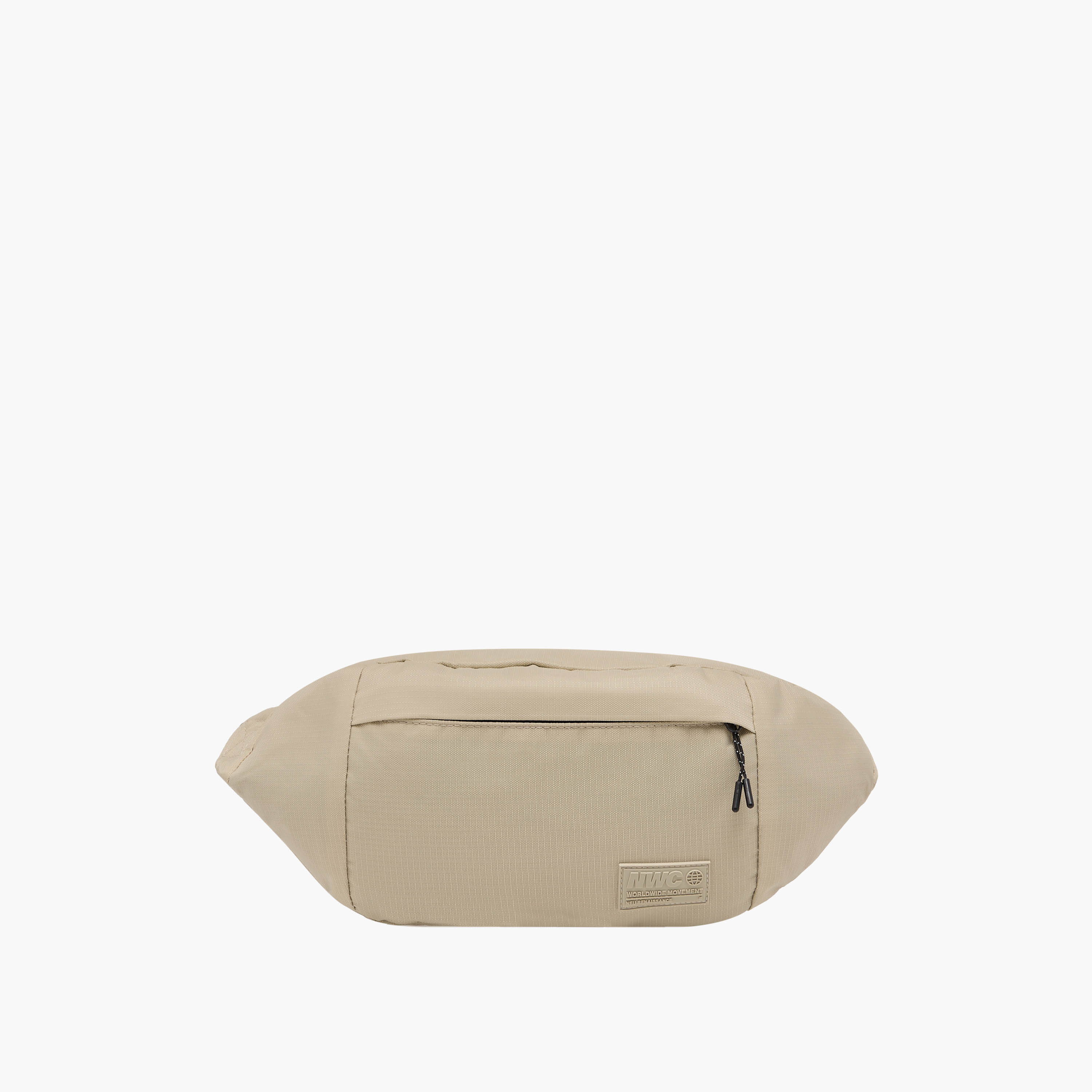 Men Textured Waist Bag with Buckle Clasp-men-bags-image-1
