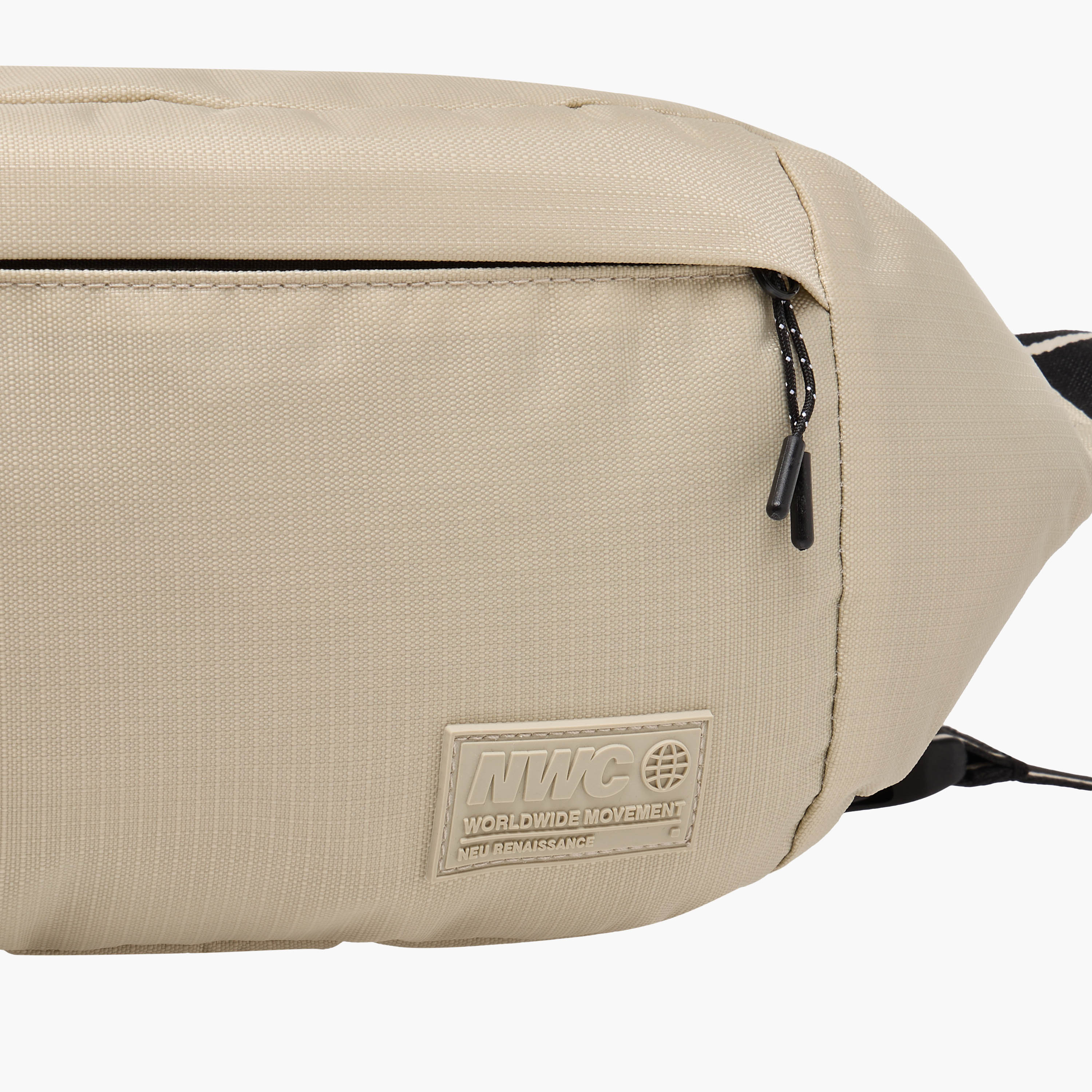 Men Textured Waist Bag with Buckle Clasp-men-bags-image-4