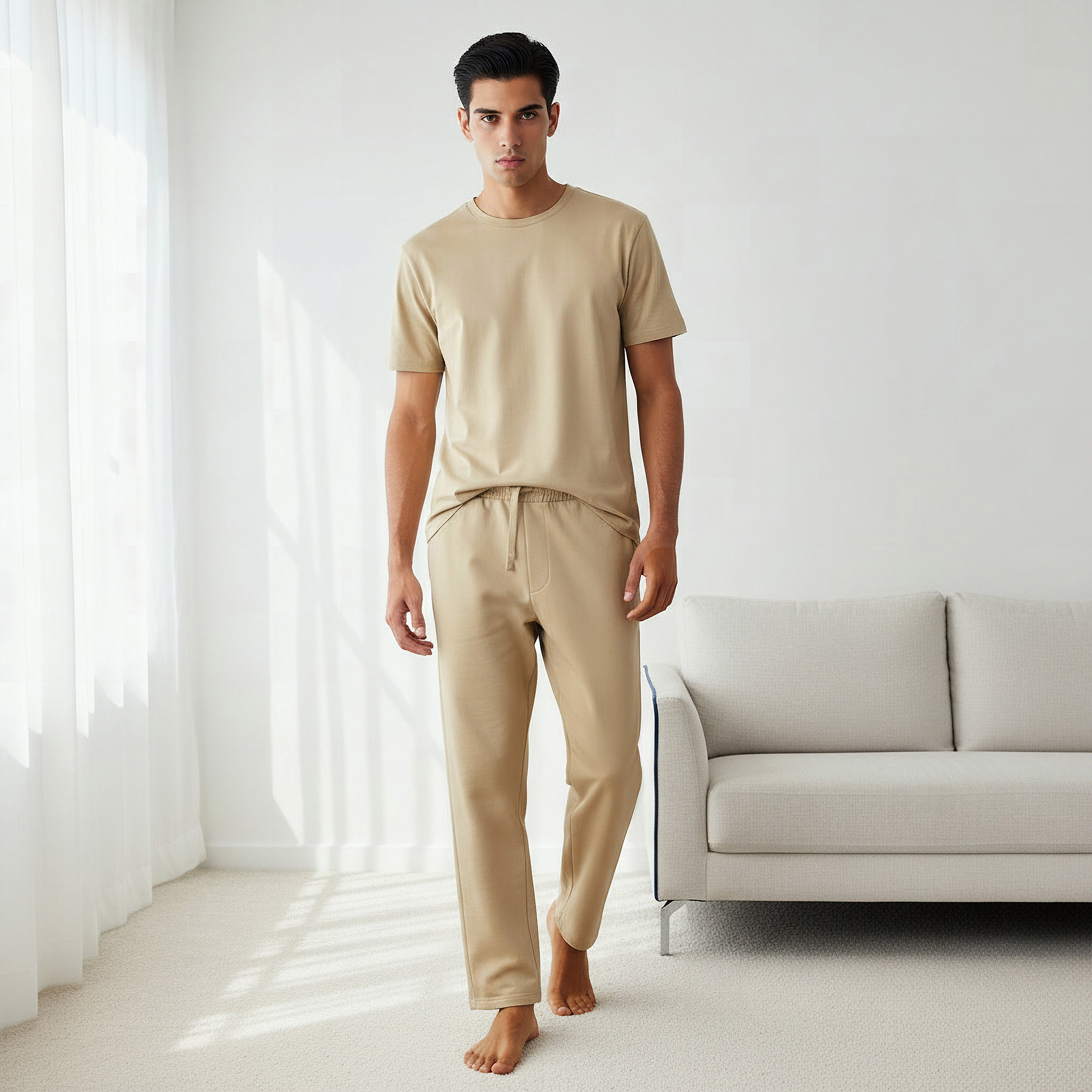 Men Cotton Nightwear Set-men-clothing-nightwear-sets-image-1