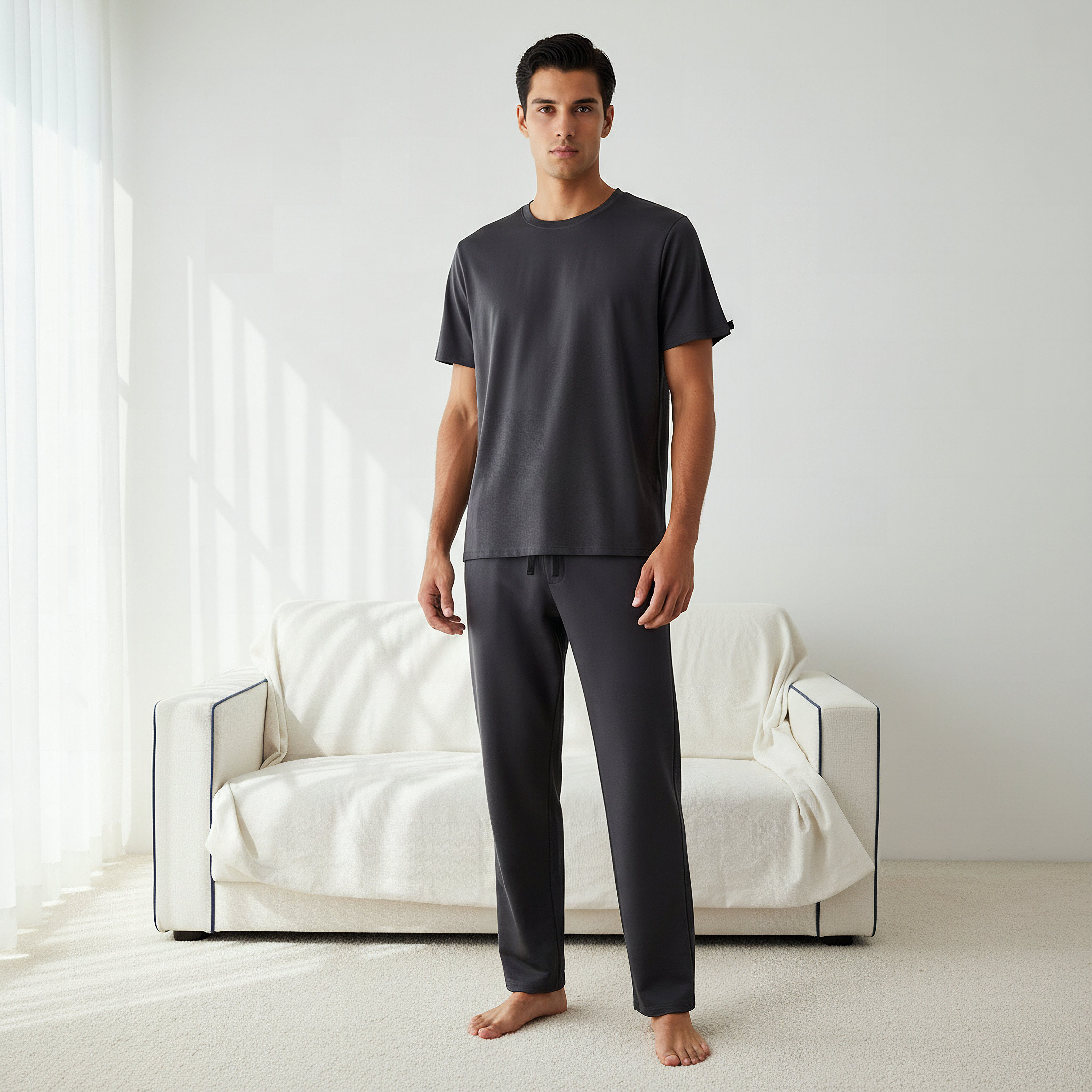Men Cotton Nightwear Set-men-clothing-nightwear-sets-image-1