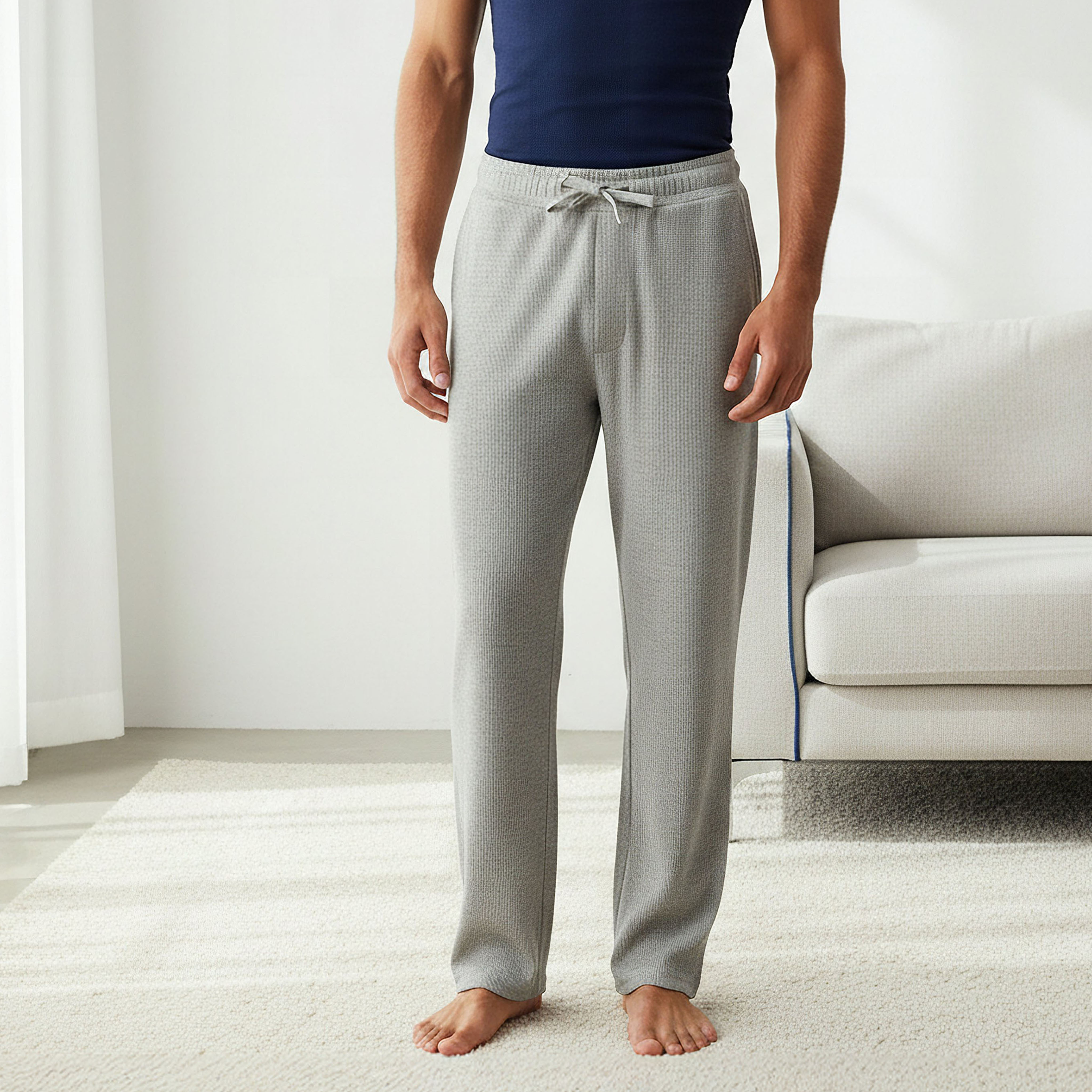 Men Ribbed Pyjama with Pockets-men-clothing-nightwear-pyjamaandshorts-image-1