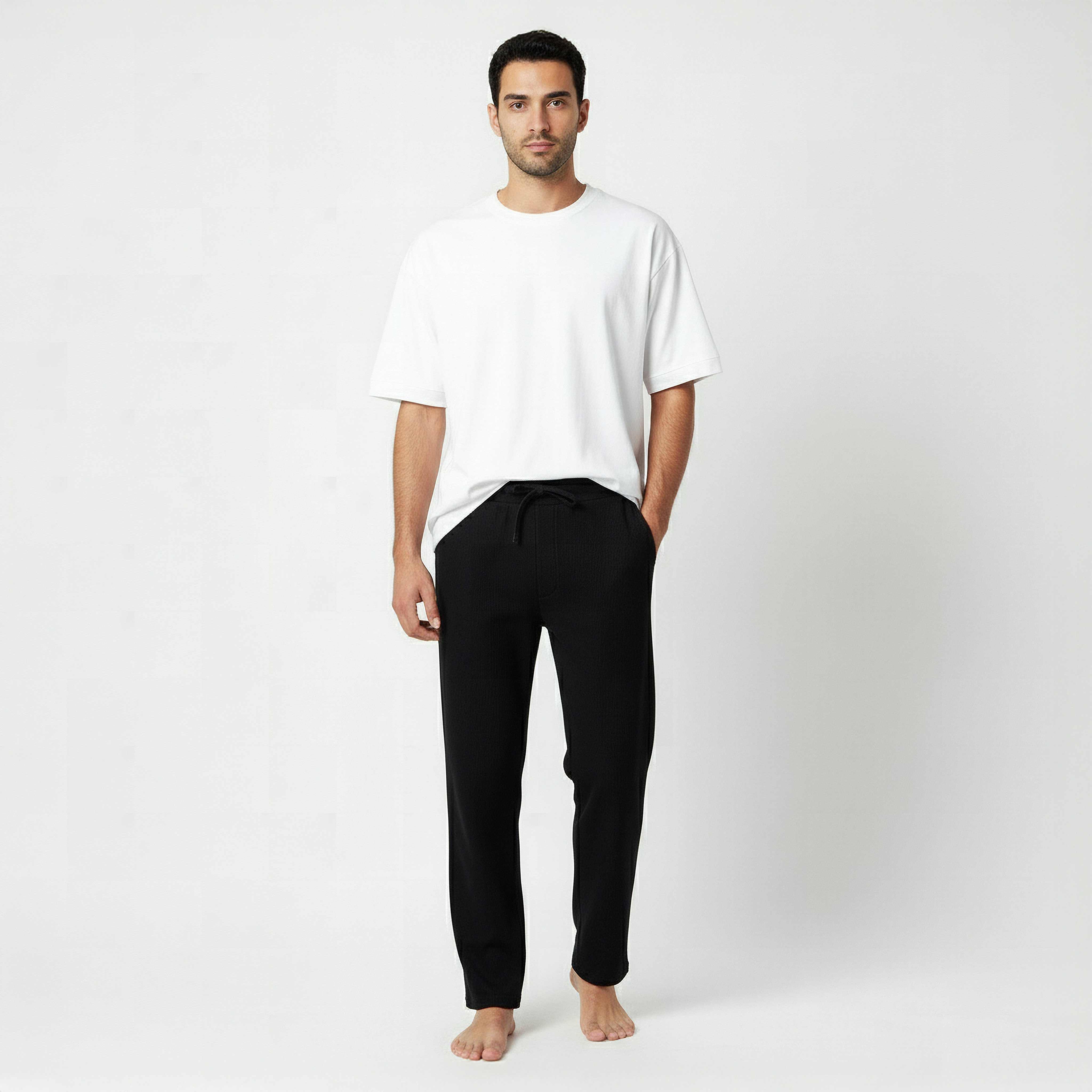 Men Ribbed Pyjama with Pockets-men-clothing-nightwear-pyjamaandshorts-image-2