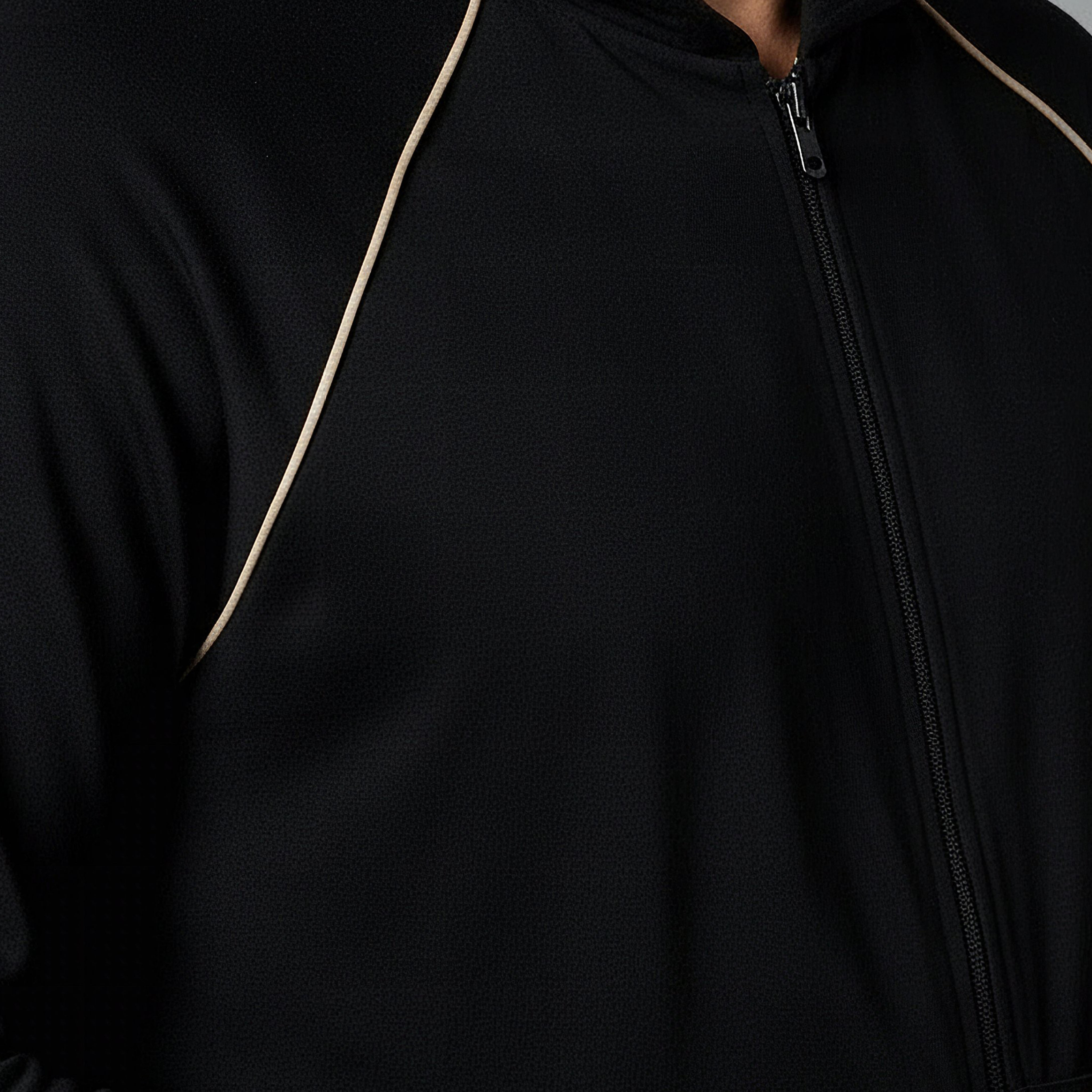 Men Piping Accent Zip Through Hoodie-men-winterwear-hoodiesandsweatshirts-image-4