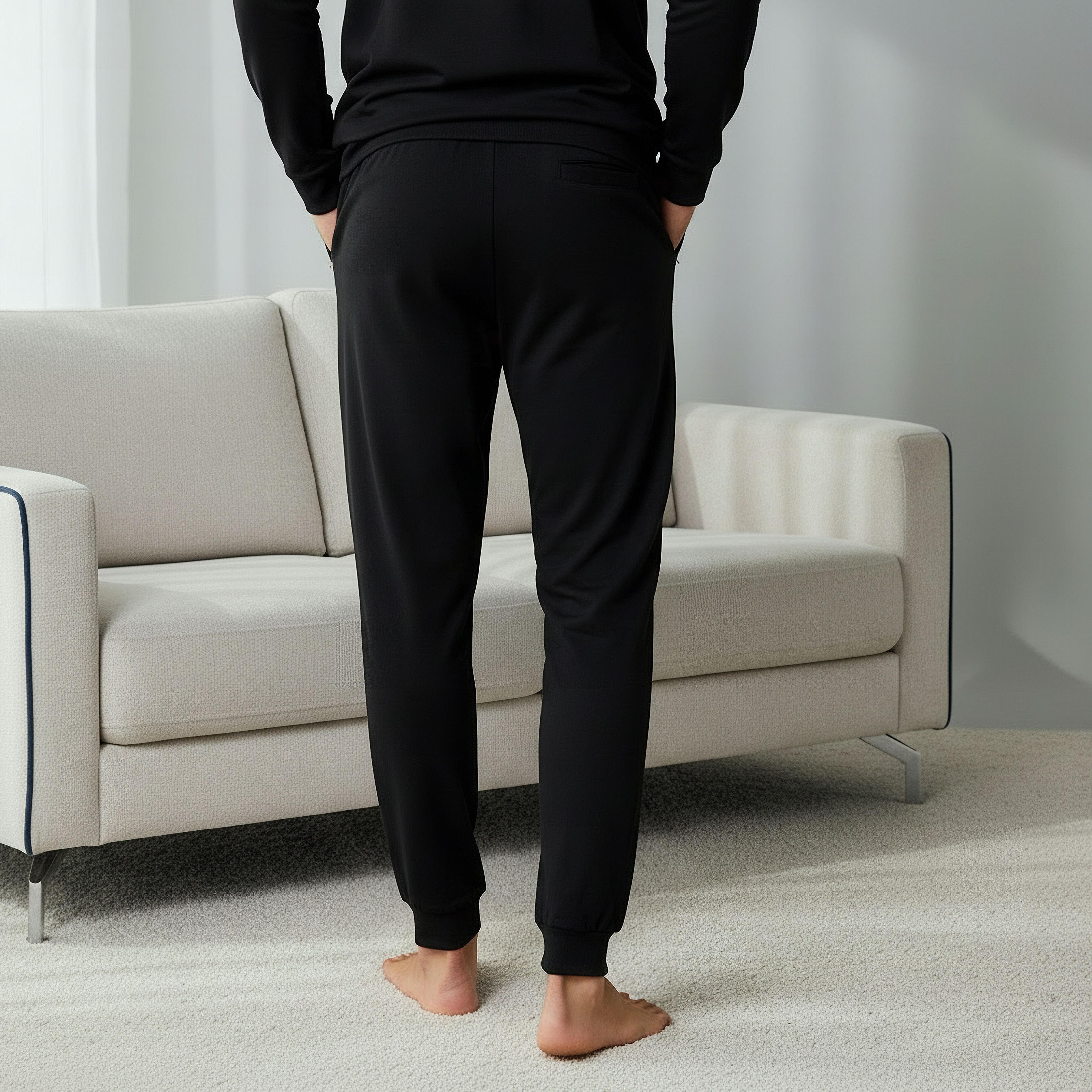 Men Pyjama with Drawstring Closure-men-clothing-nightwear-pyjamaandshorts-image-4
