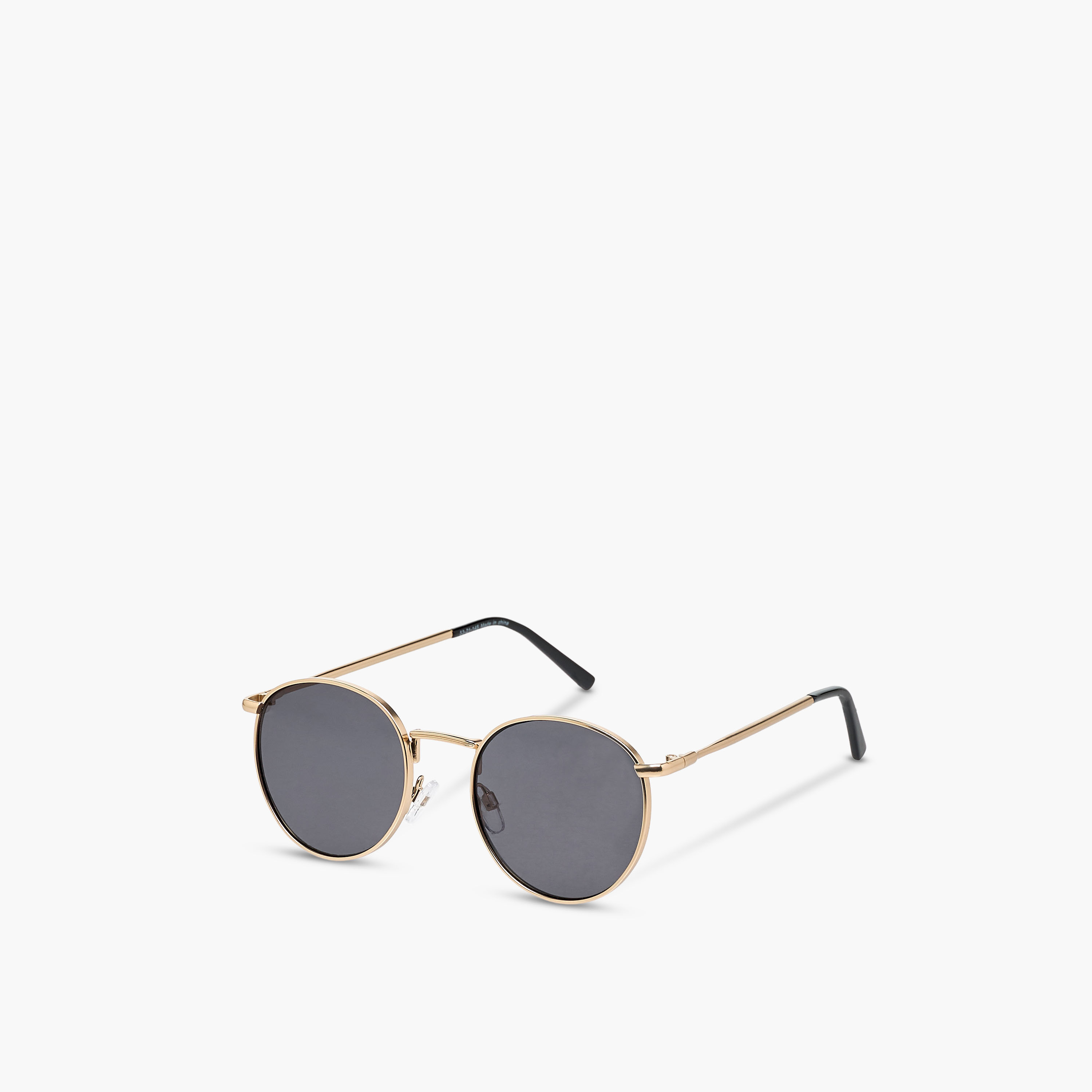 Men Round Grey Lens Sunglasses-men-sunglasses-image-1